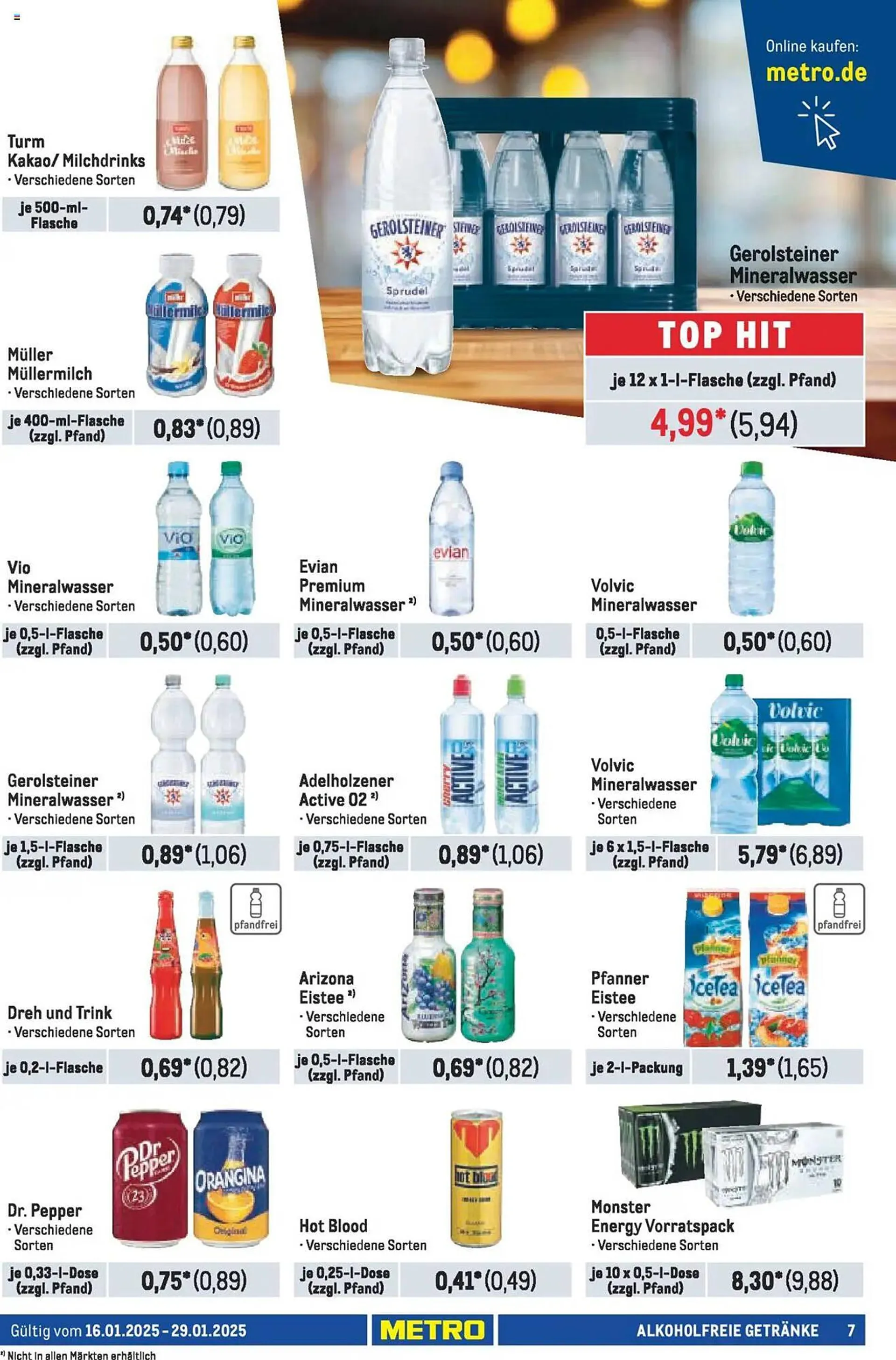 METRO Prospekt von 16. Januar bis 29. Januar 2025 - Prospekt seite 7