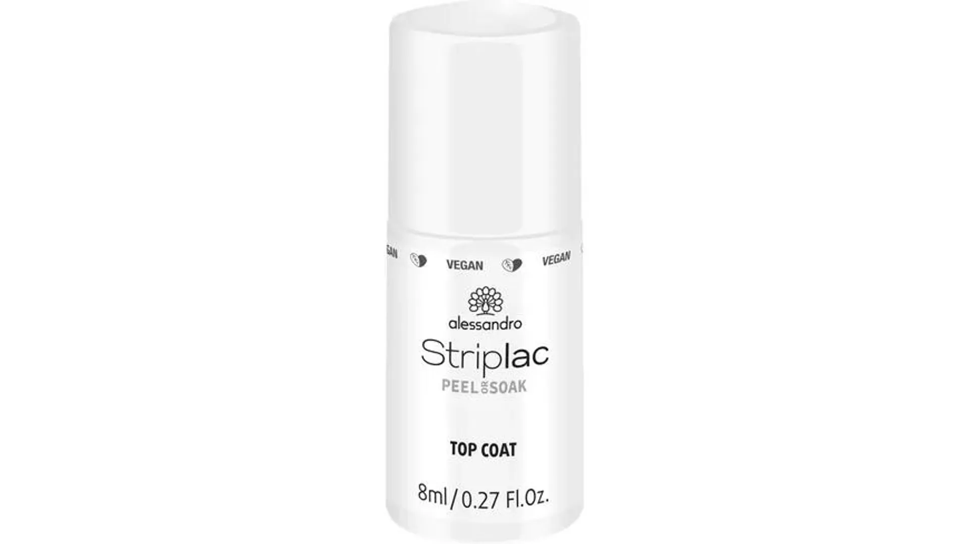 alessandro Striplac Peel or Soak top Coat - Vegan