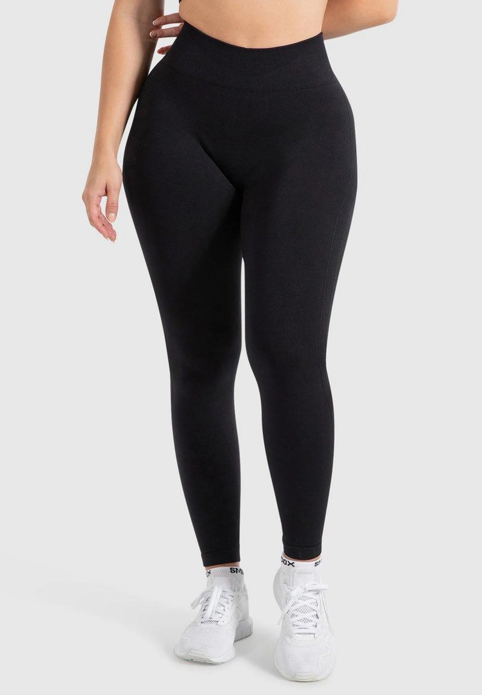 CETRINA SCRUNCH - Leggings - schwarz