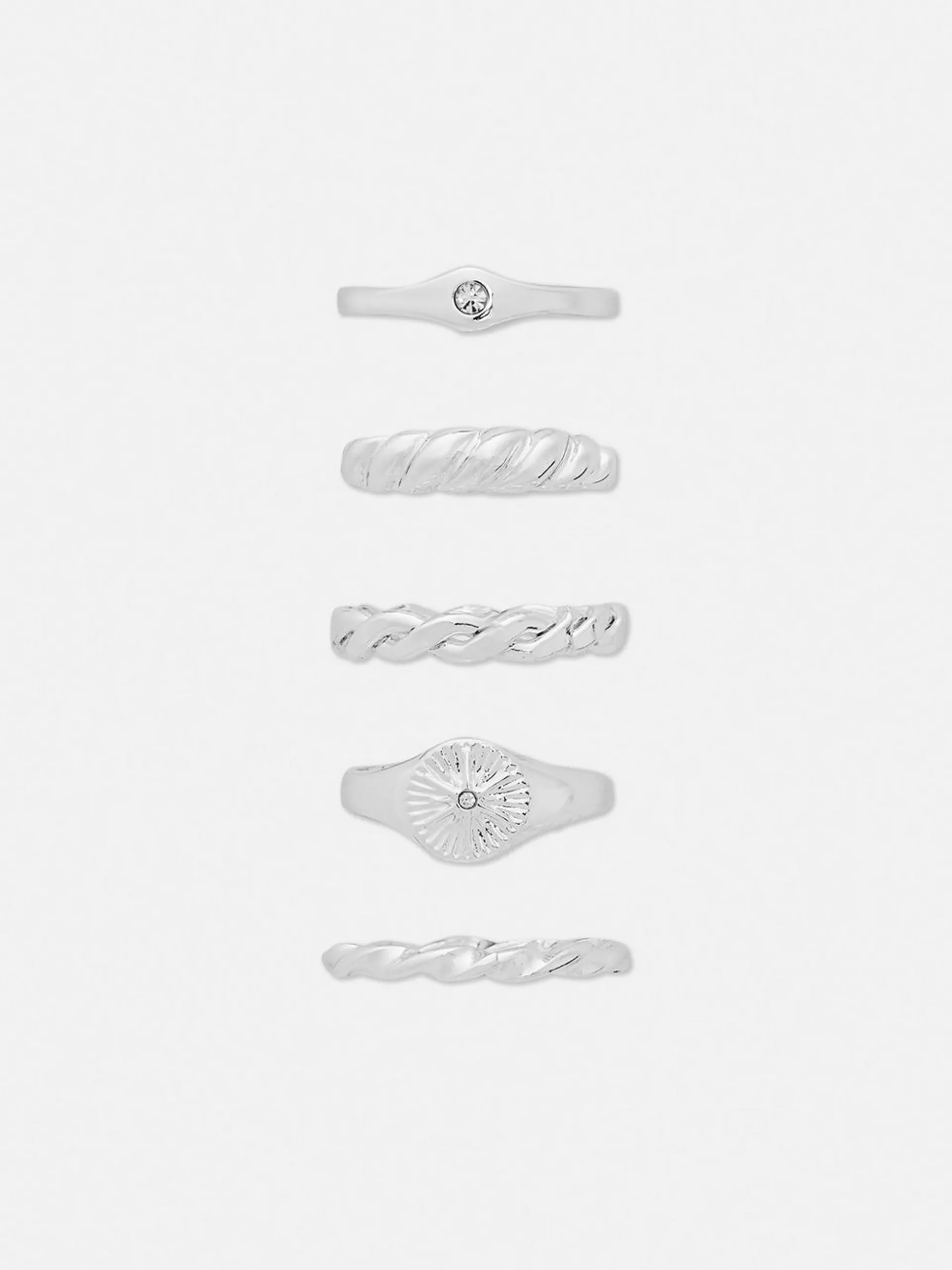 „The Edit“ Ringe, 5er-Pack