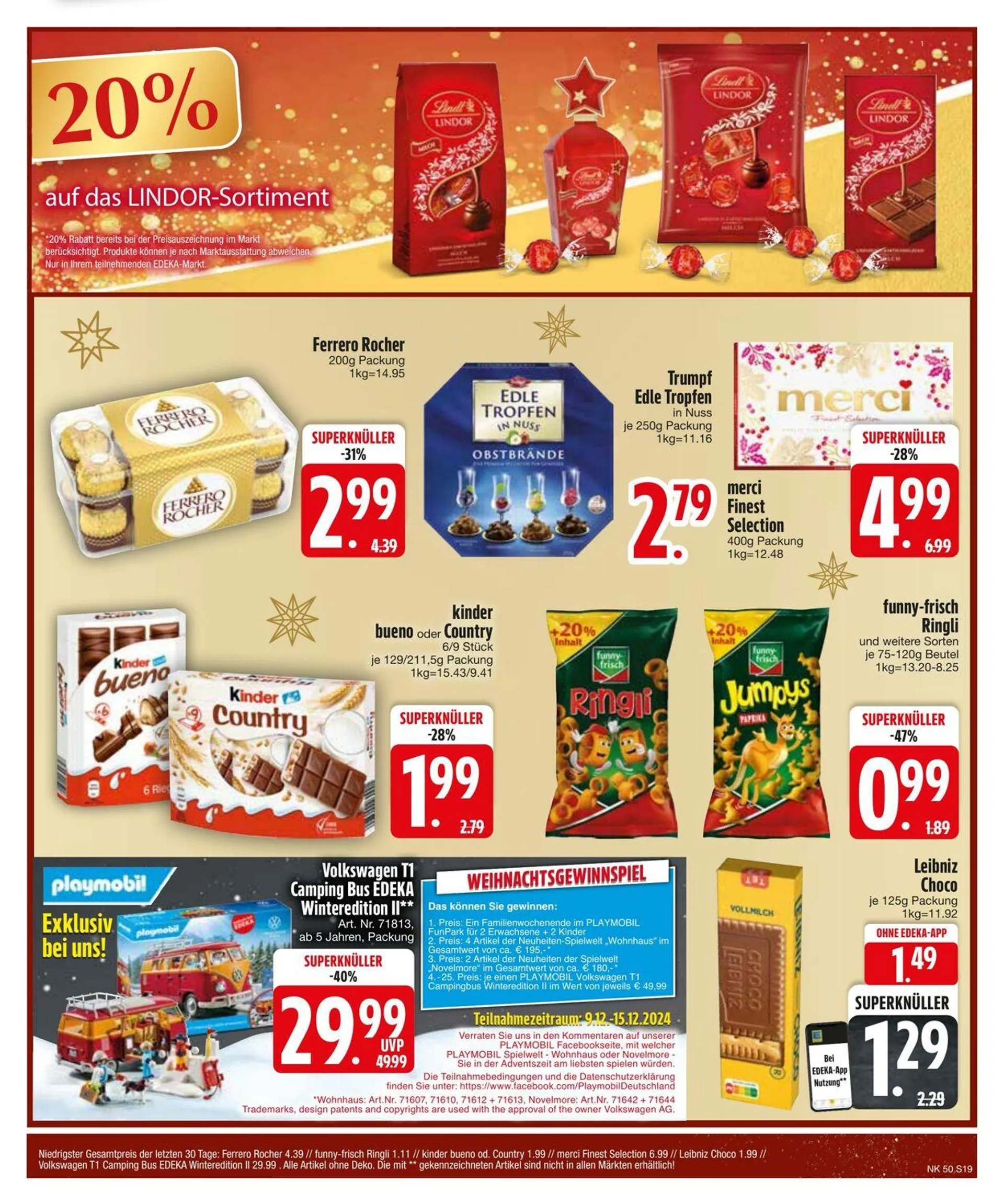 Edeka - Weihnachten 2024 von 9. Dezember bis 16. Dezember 2024 - Prospekt seite 21