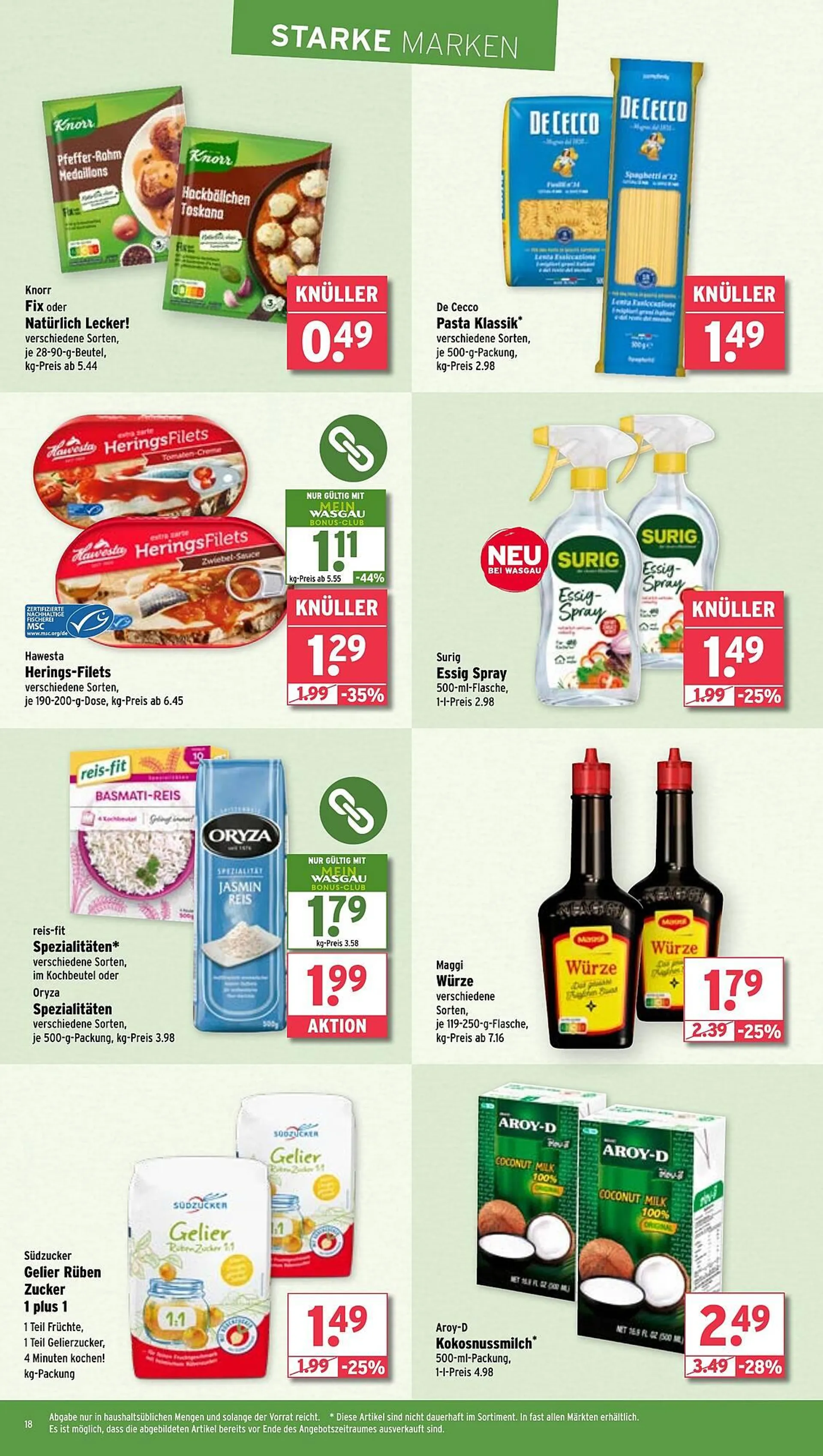 Wasgau Prospekt von 19. Mai bis 26. Mai 2025 - Prospekt seite 18