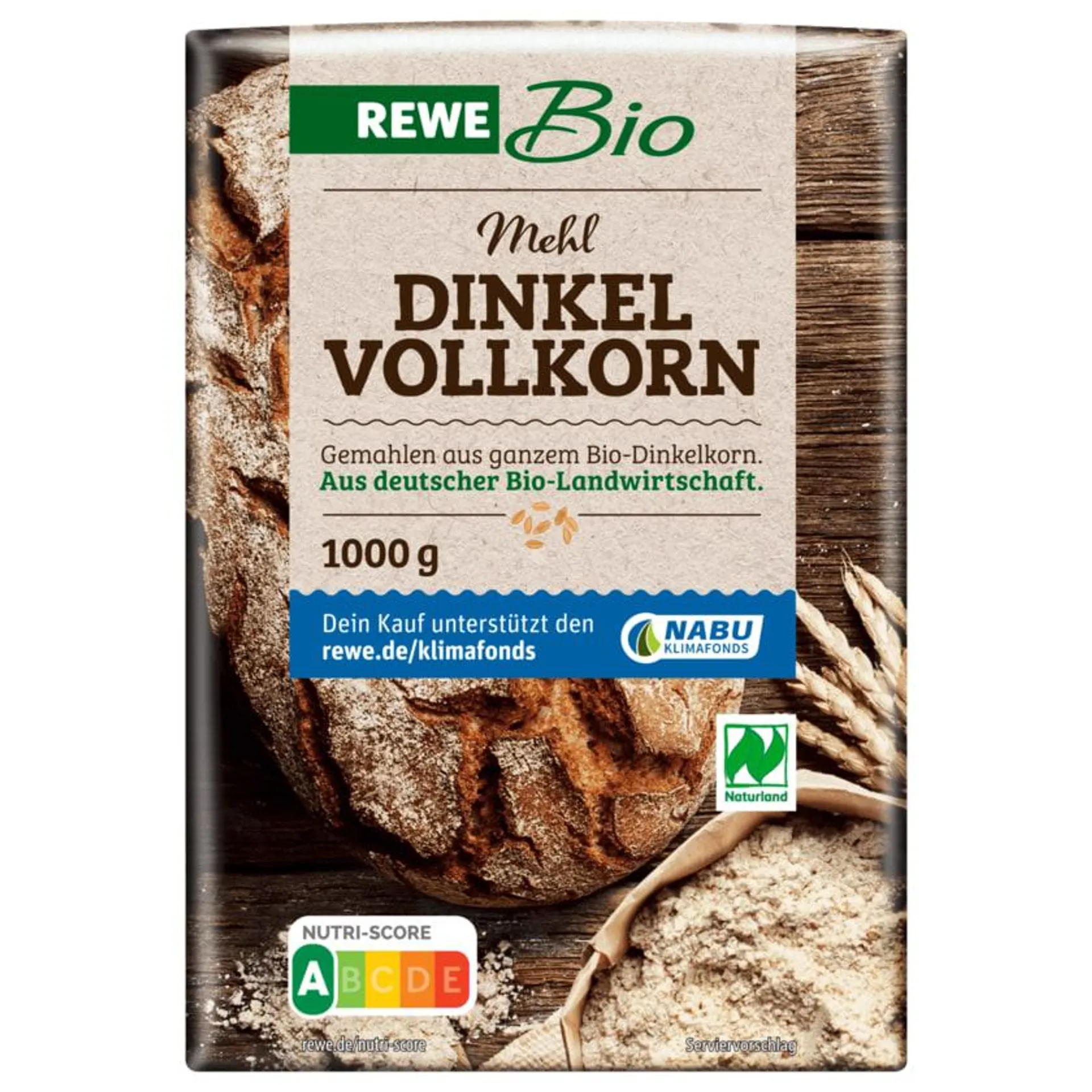 REWE Bio Dinkel-Vollkornmehl 1kg