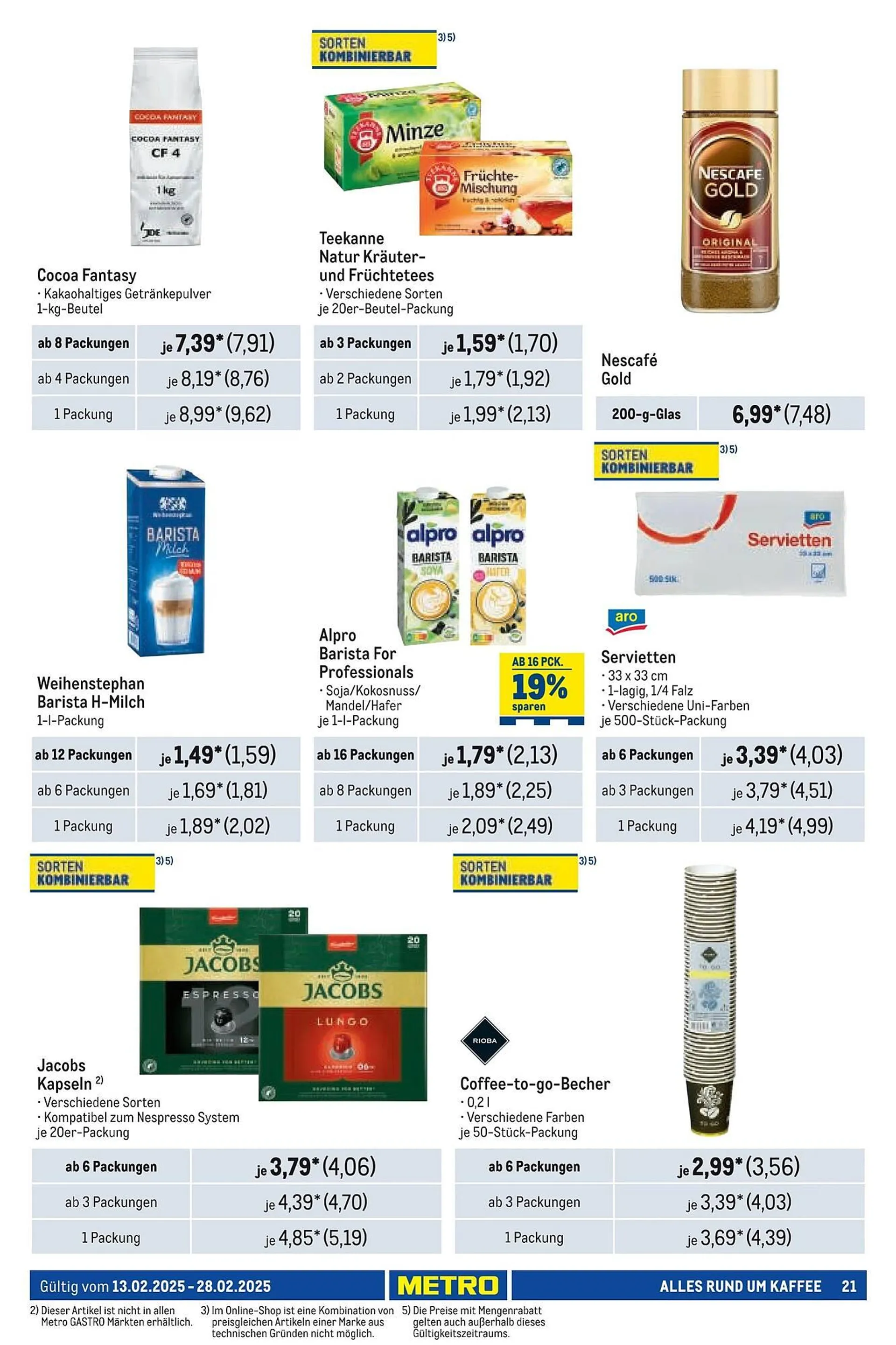 METRO Prospekt von 13. Februar bis 28. Februar 2025 - Prospekt seite 21