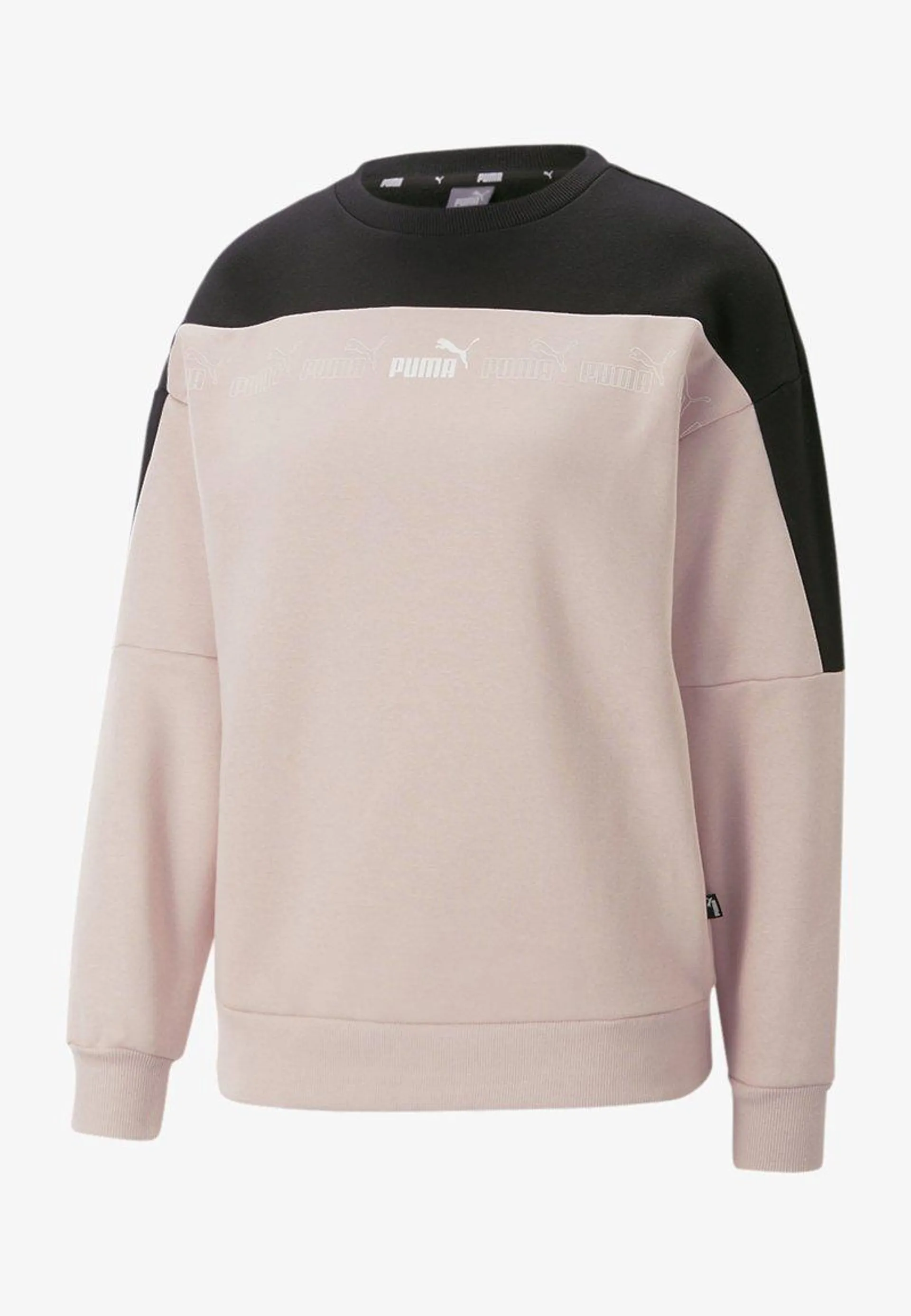 AROUND THE BLOCK RUNDHALS - Sweatshirt - rose quartz black