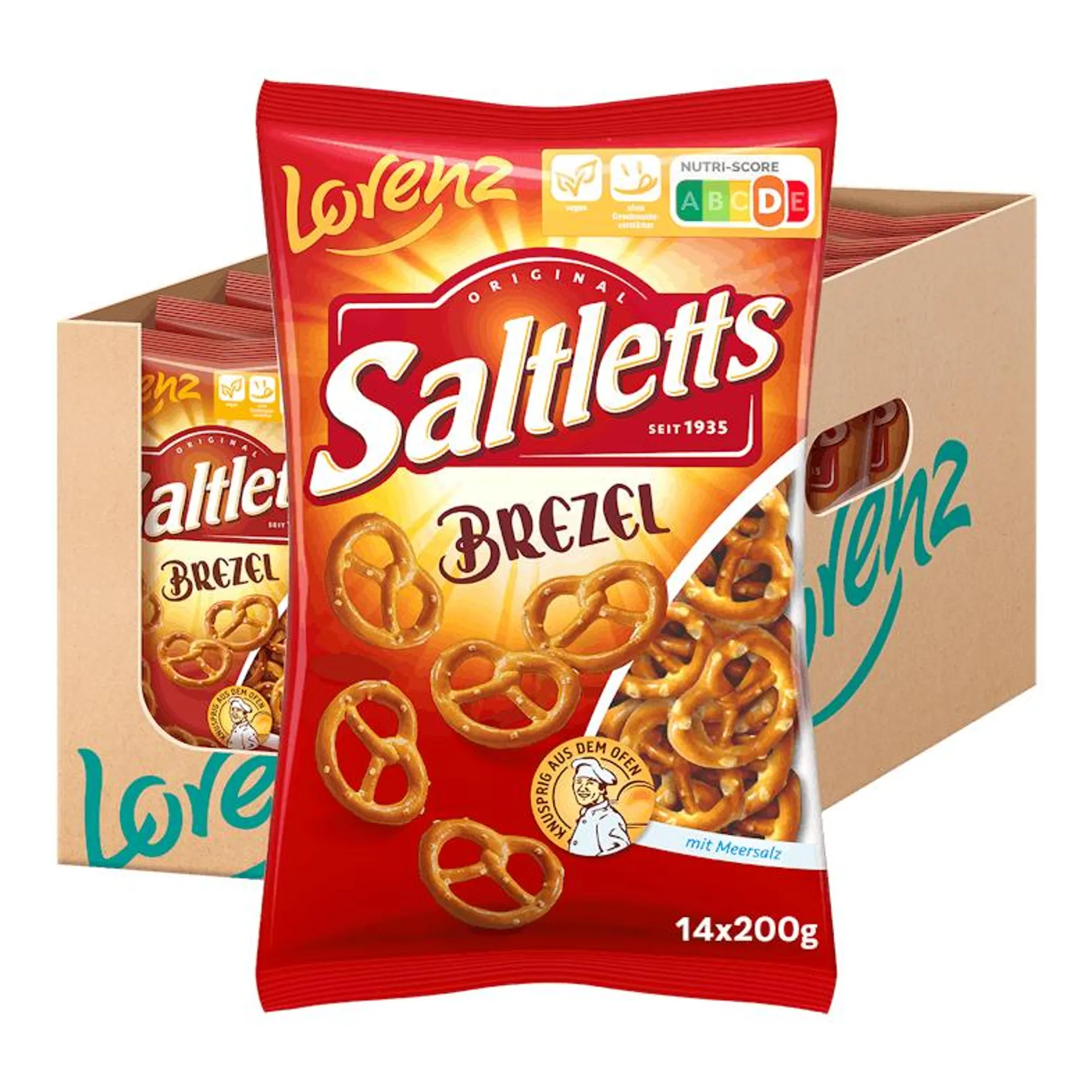 Lorenz Saltletts Brezel 14 x 200g (2800g)