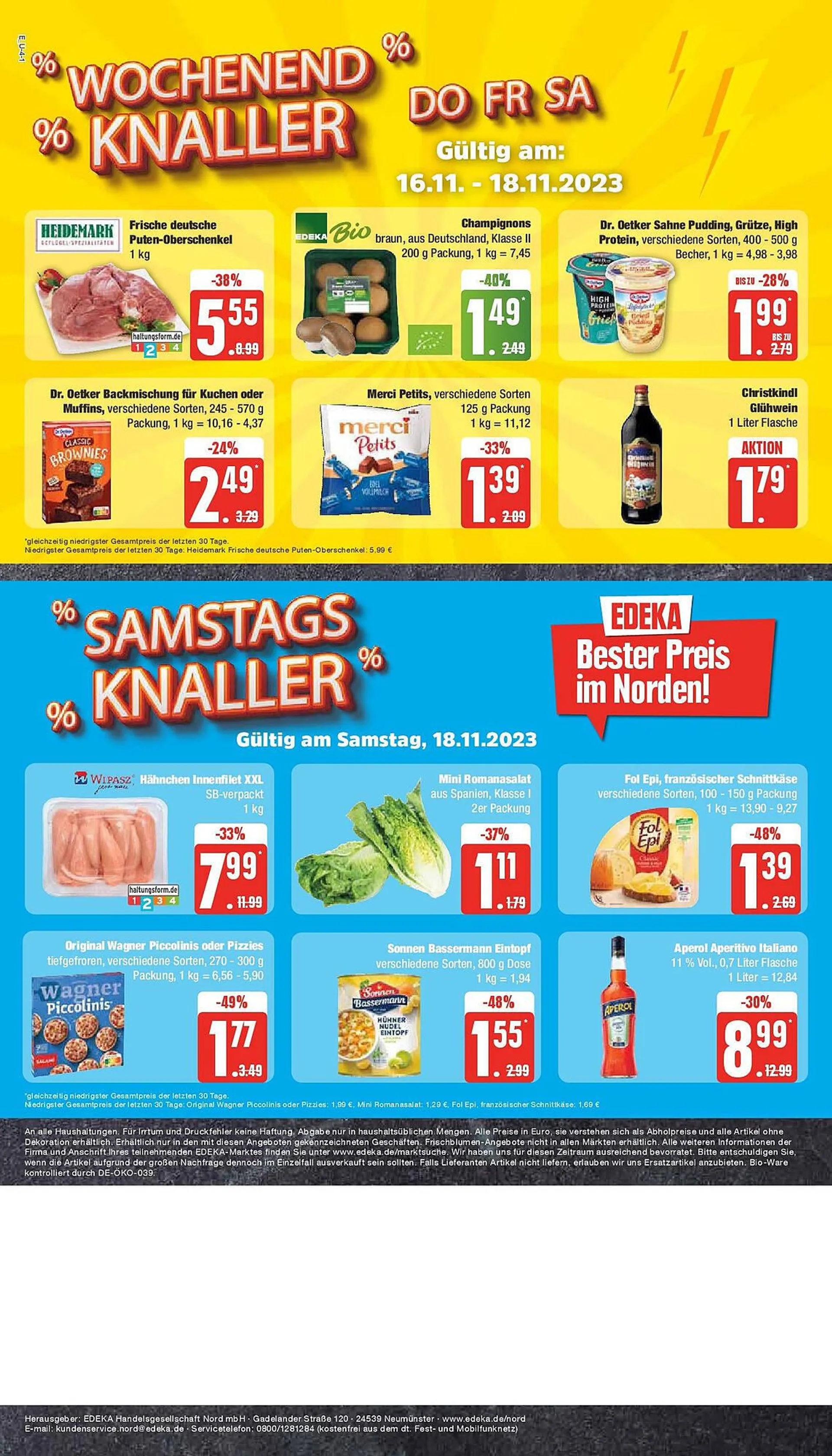 EDEKA Prospekt von 15. November bis 15. November 2023 - Prospekt seite 4