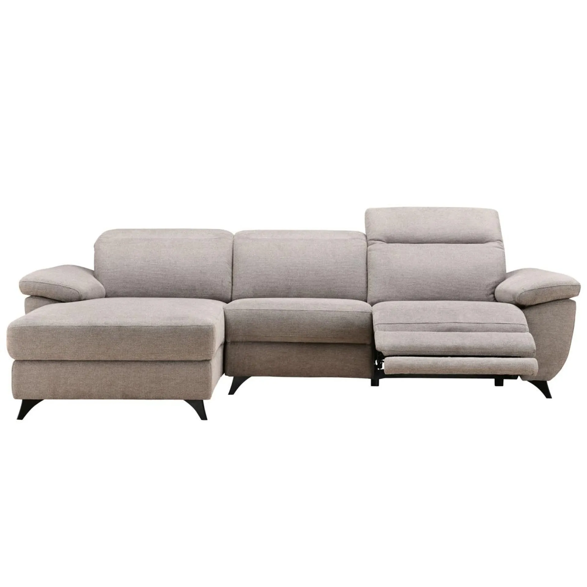 CASAVANTI Ecksofa NINA L 164 x 272 cm stonegrau