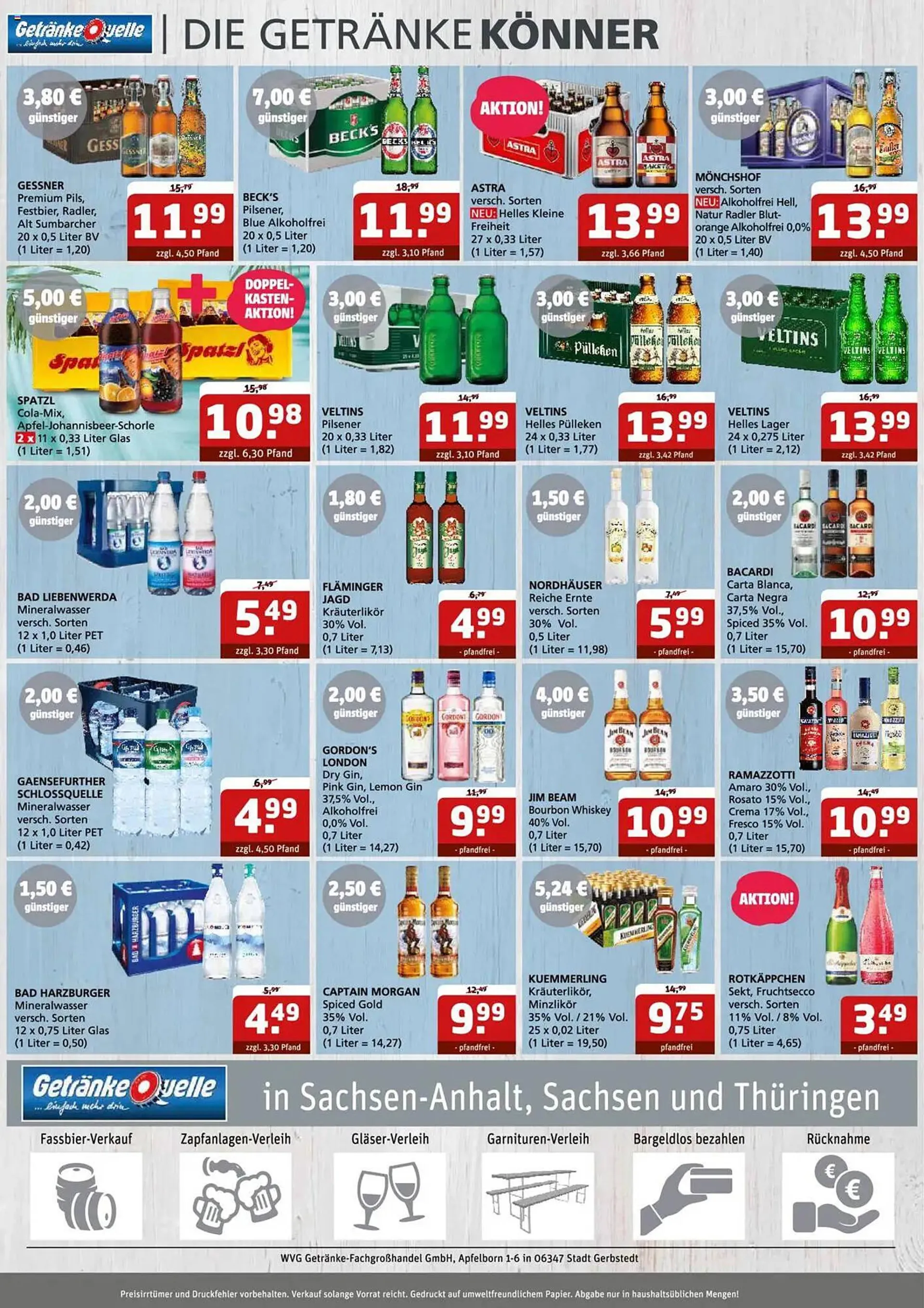Getränke Quelle Prospekt von 14. April bis 26. April 2025 - Prospekt seite 6