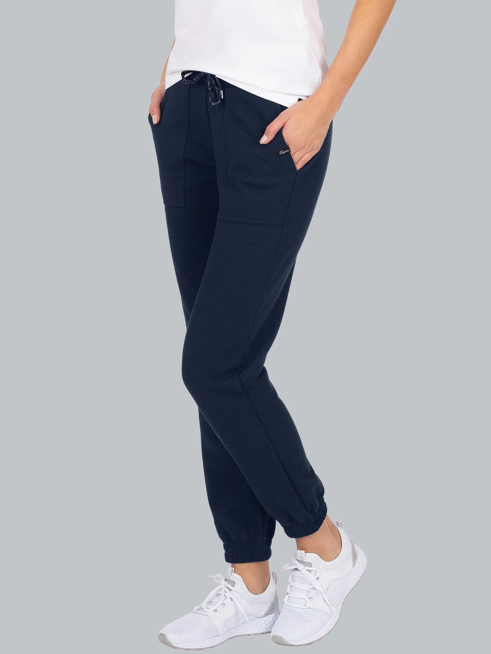 Bequeme Jogginghose mit großen Taschen Navy