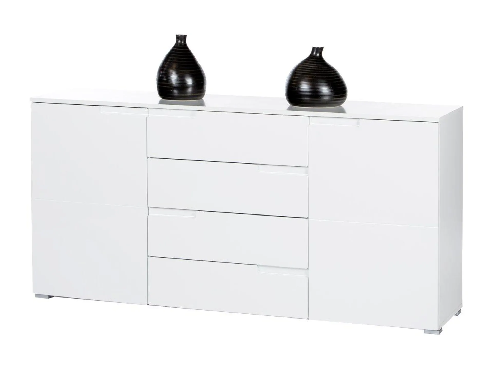 Sideboard weiß hochglanz 165 cm 2-türig - SPICE