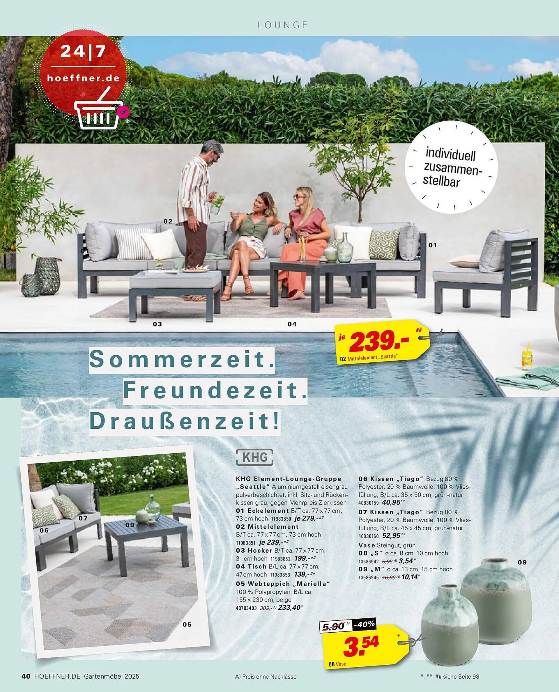 Höffner Prospekt von 31. Januar bis 31. Juli 2025 - Prospekt seite 40