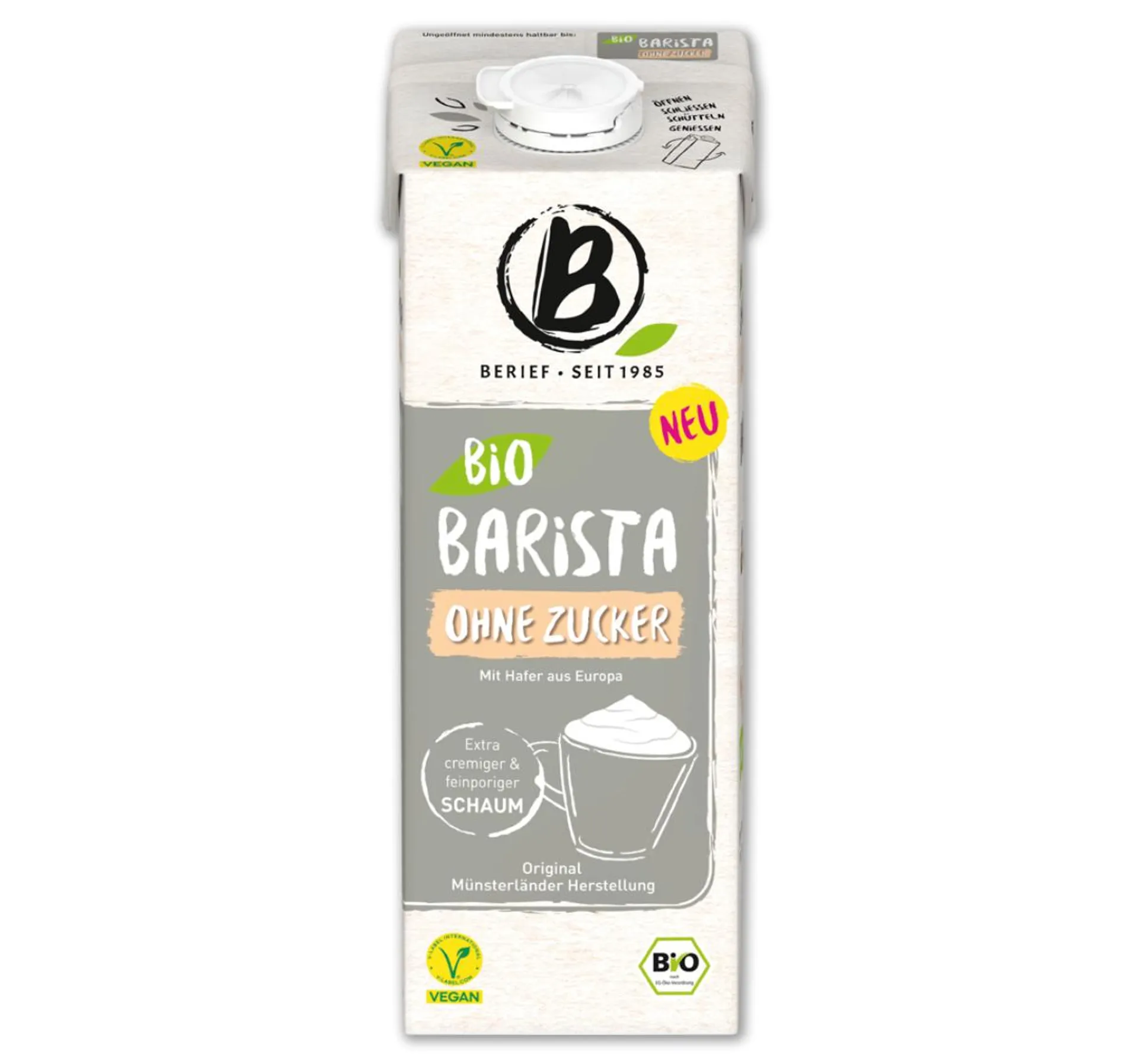 BERIEF Barista- oder Bio Haferdrink*