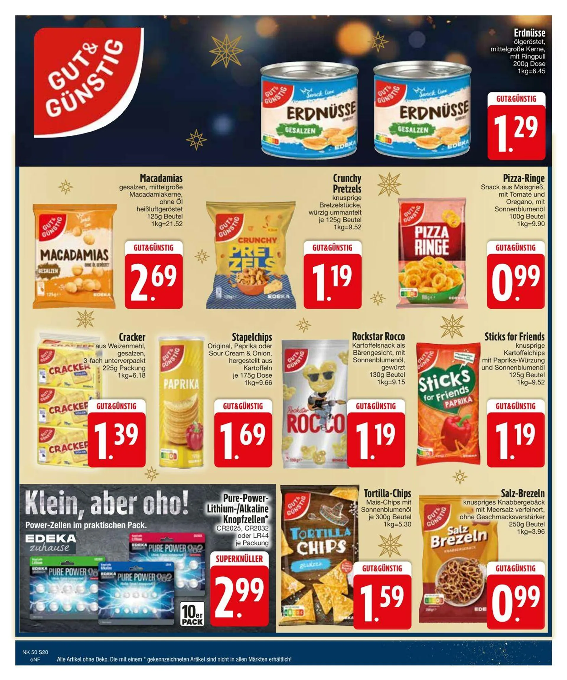 Edeka - Weihnachten 2024 von 9. Dezember bis 16. Dezember 2024 - Prospekt seite 22