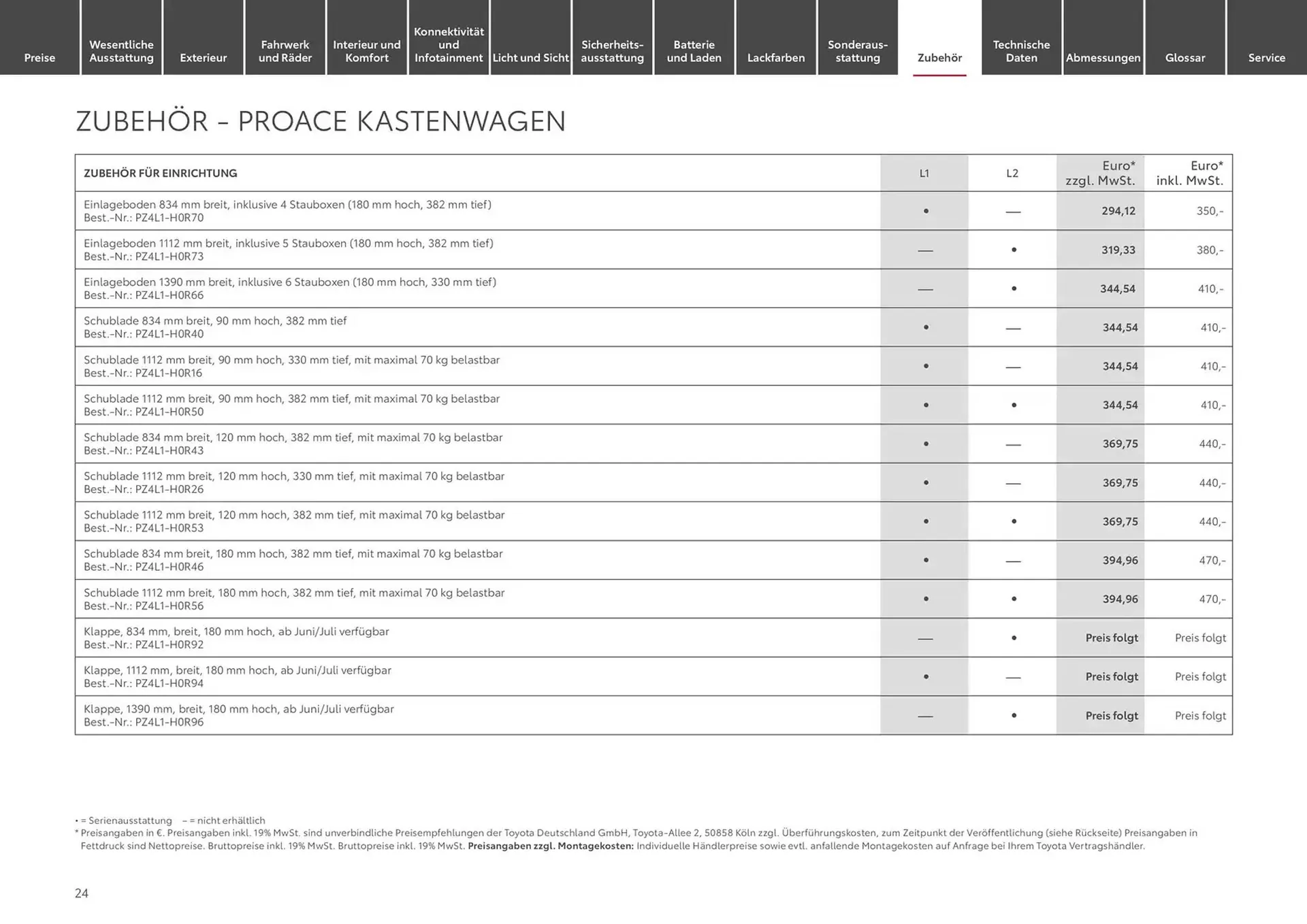 Toyota Prospekt von 13. November bis 13. November 2025 - Prospekt seite 24