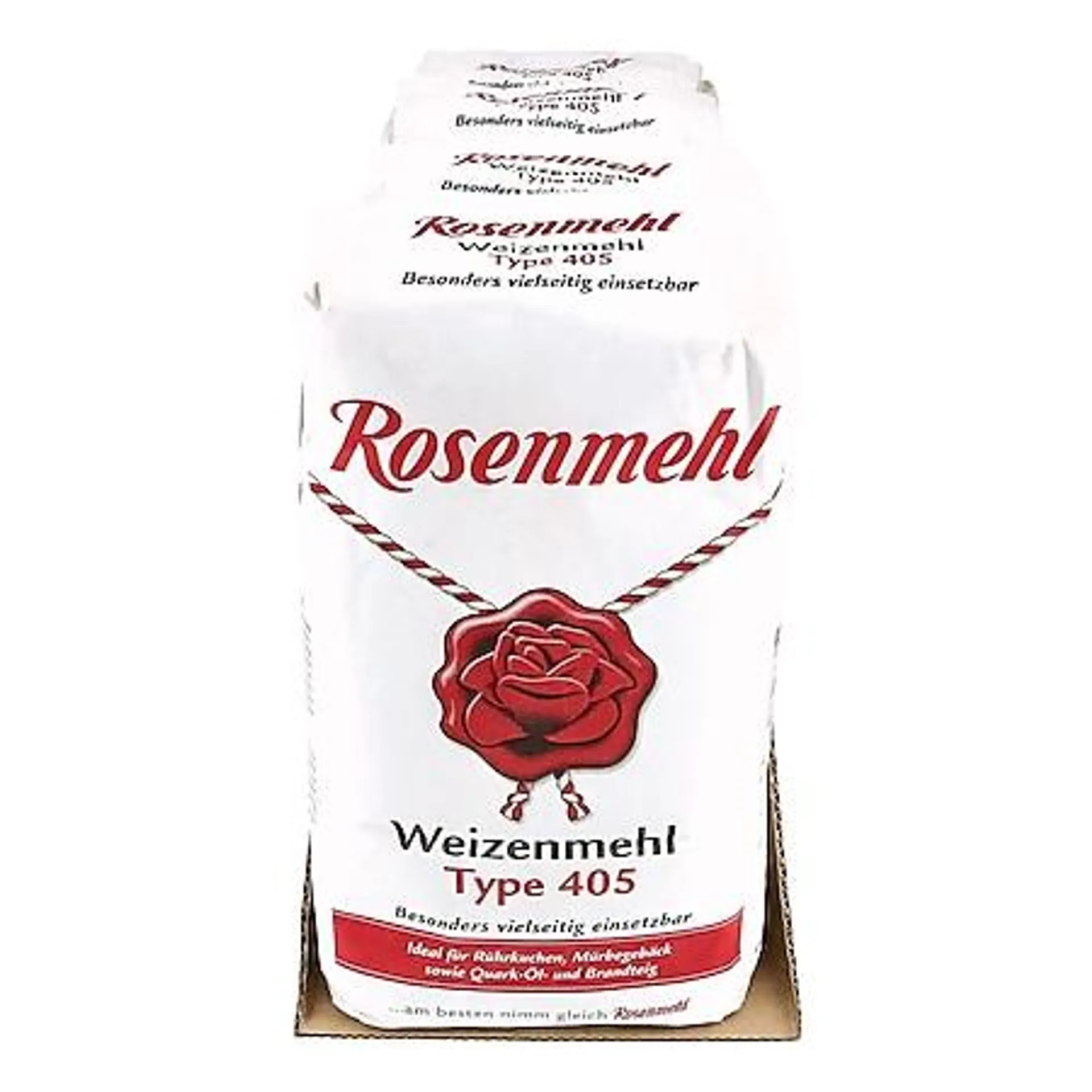 Rosenmehl Type 405 2,5 kg, 4er Pack