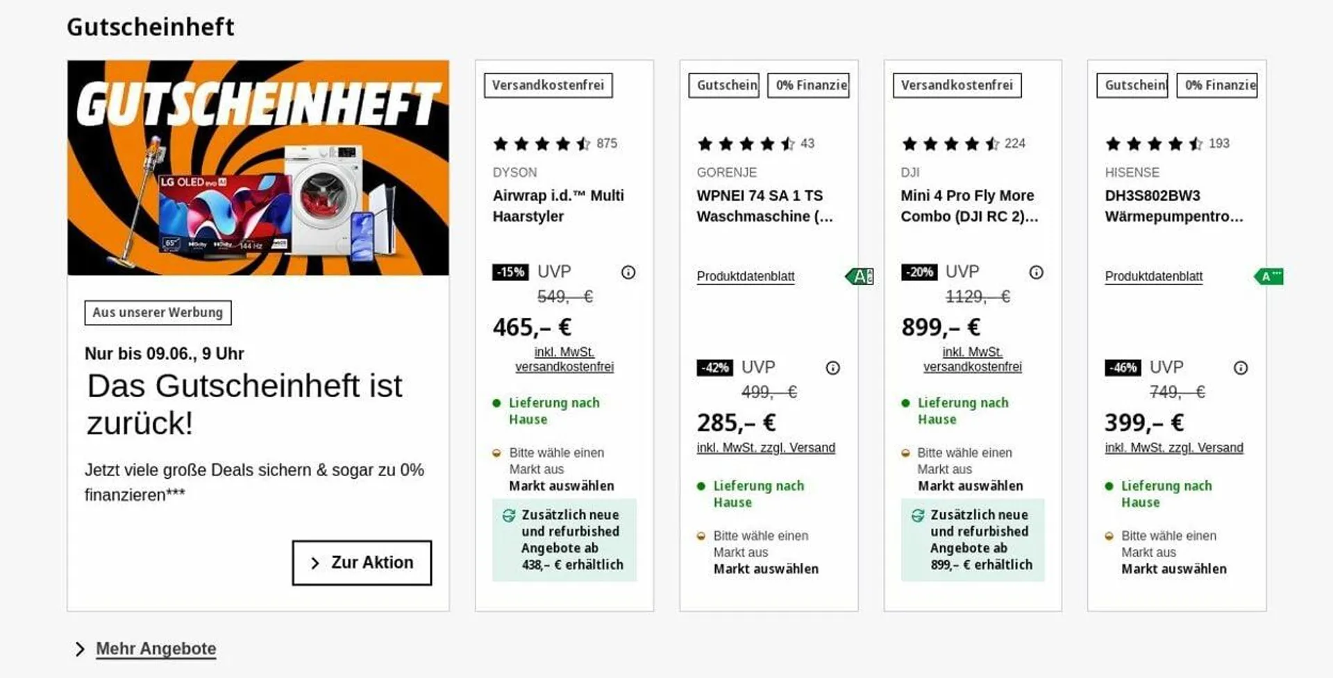 Saturn Aktueller Prospekt von 2. Juni bis 11. Juni 2025 - Prospekt seite 1