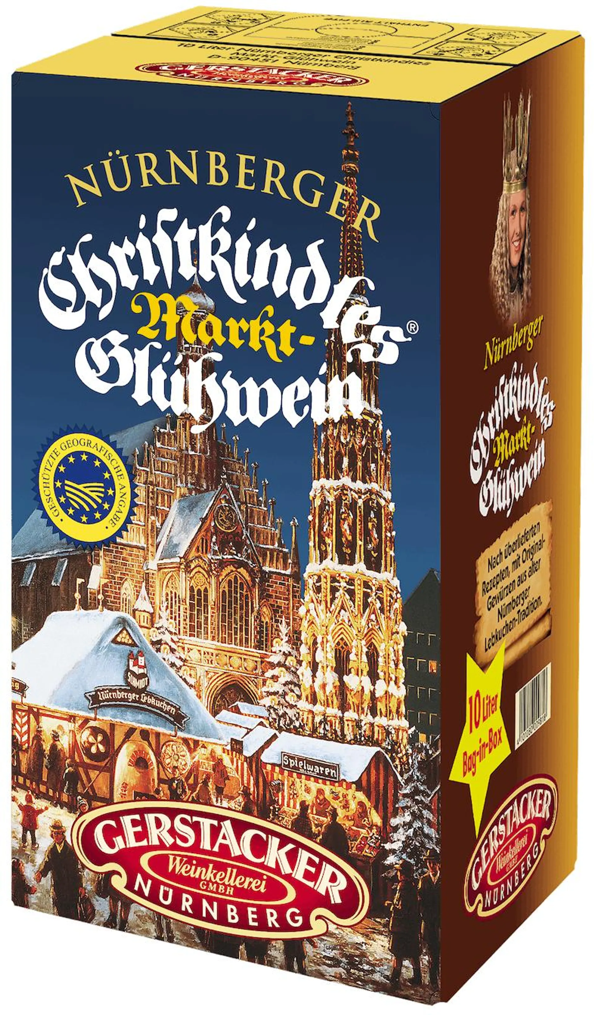 Gerstacker Nürnberger Christkindles® Markt-Glühwein g.g.A. 10l Bag in Box