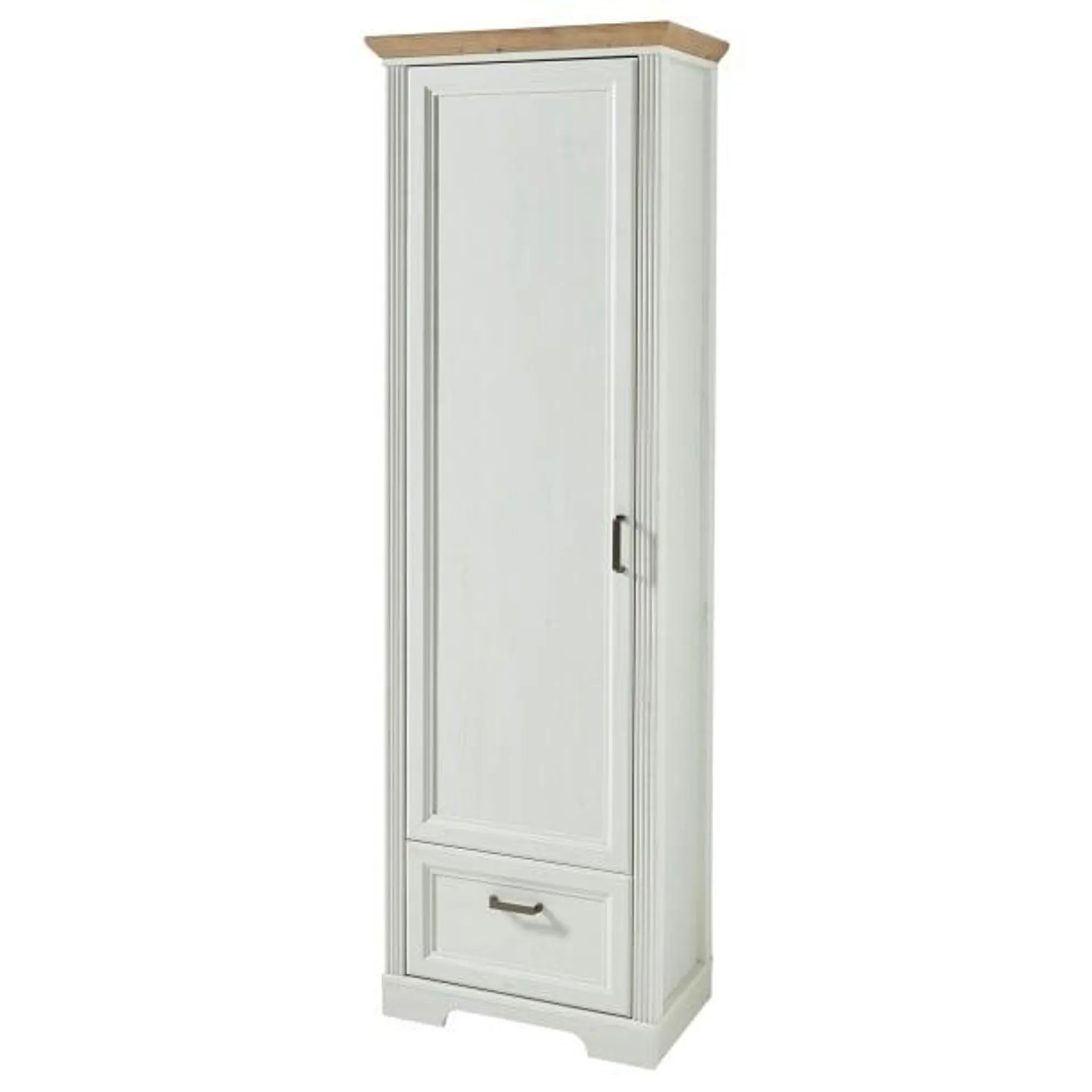 Garderobenschrank VITO Jamin, 41 x 65 x 204 cm, Holznachbildung weiß