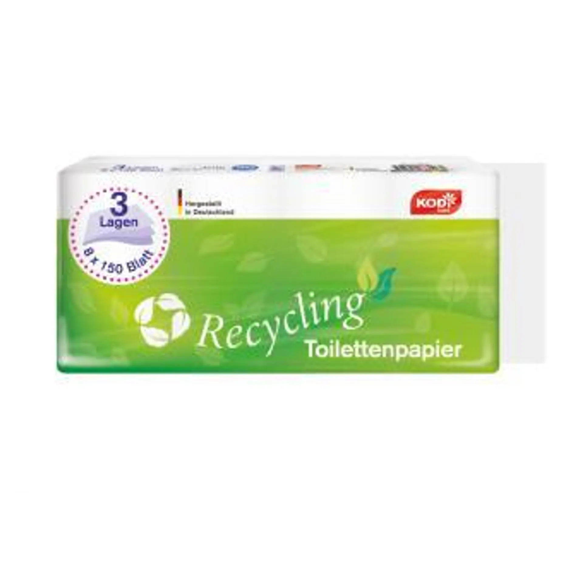 KODi basic Recycling-Toilettenpapier 3-lagig