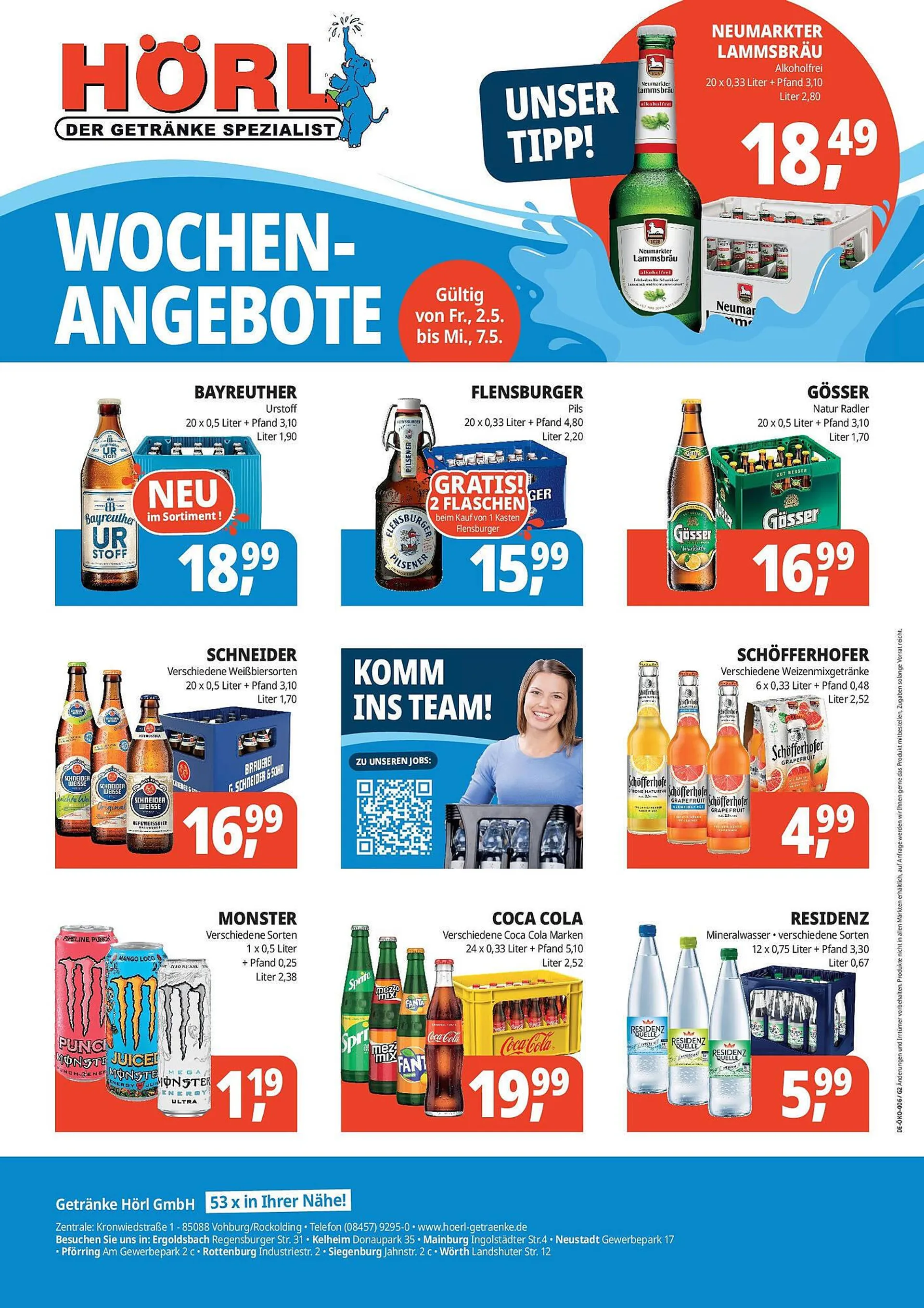 Hörl Getränke Prospekt - 1