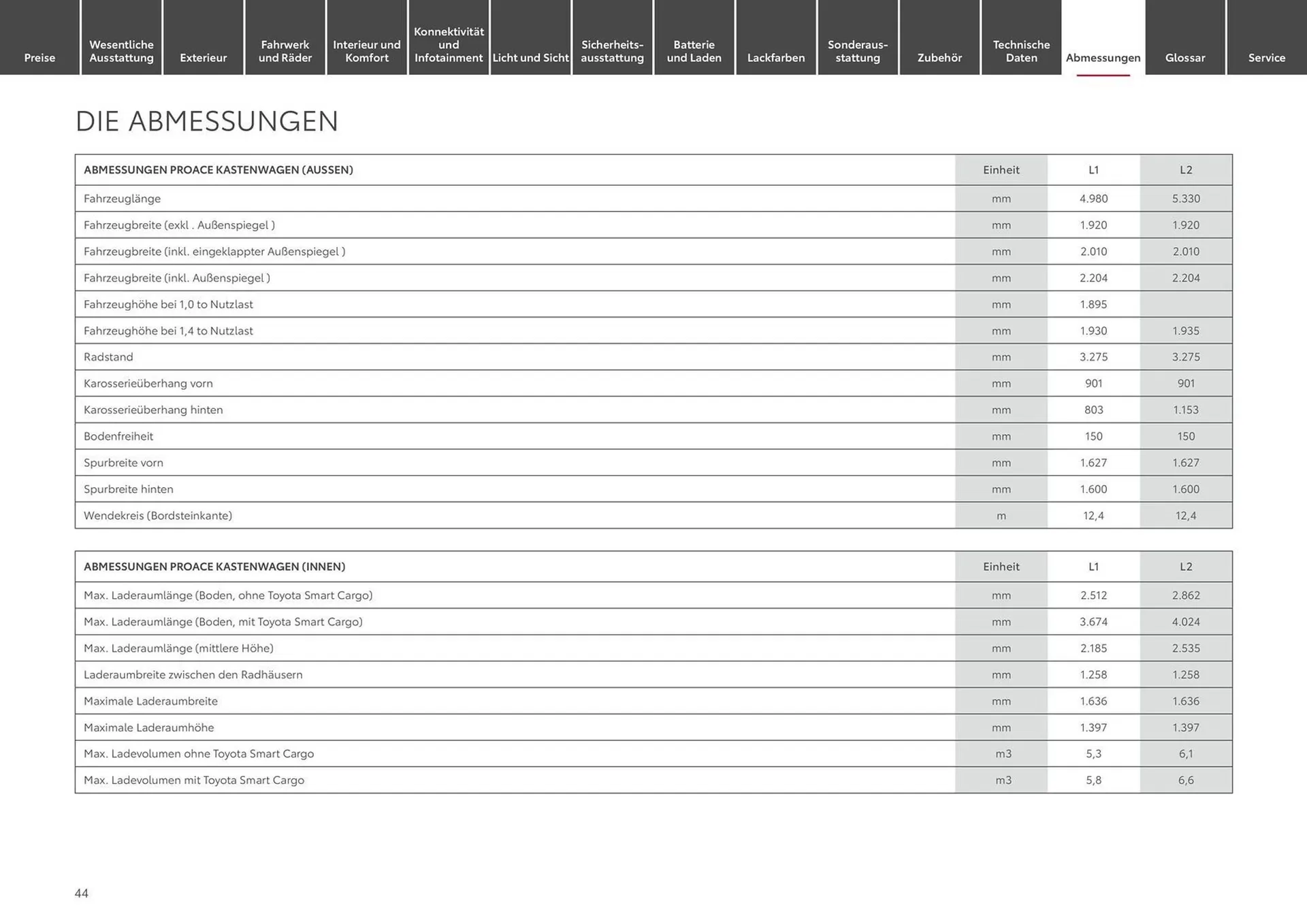 Toyota Prospekt von 15. Juni bis 15. Juni 2025 - Prospekt seite 44