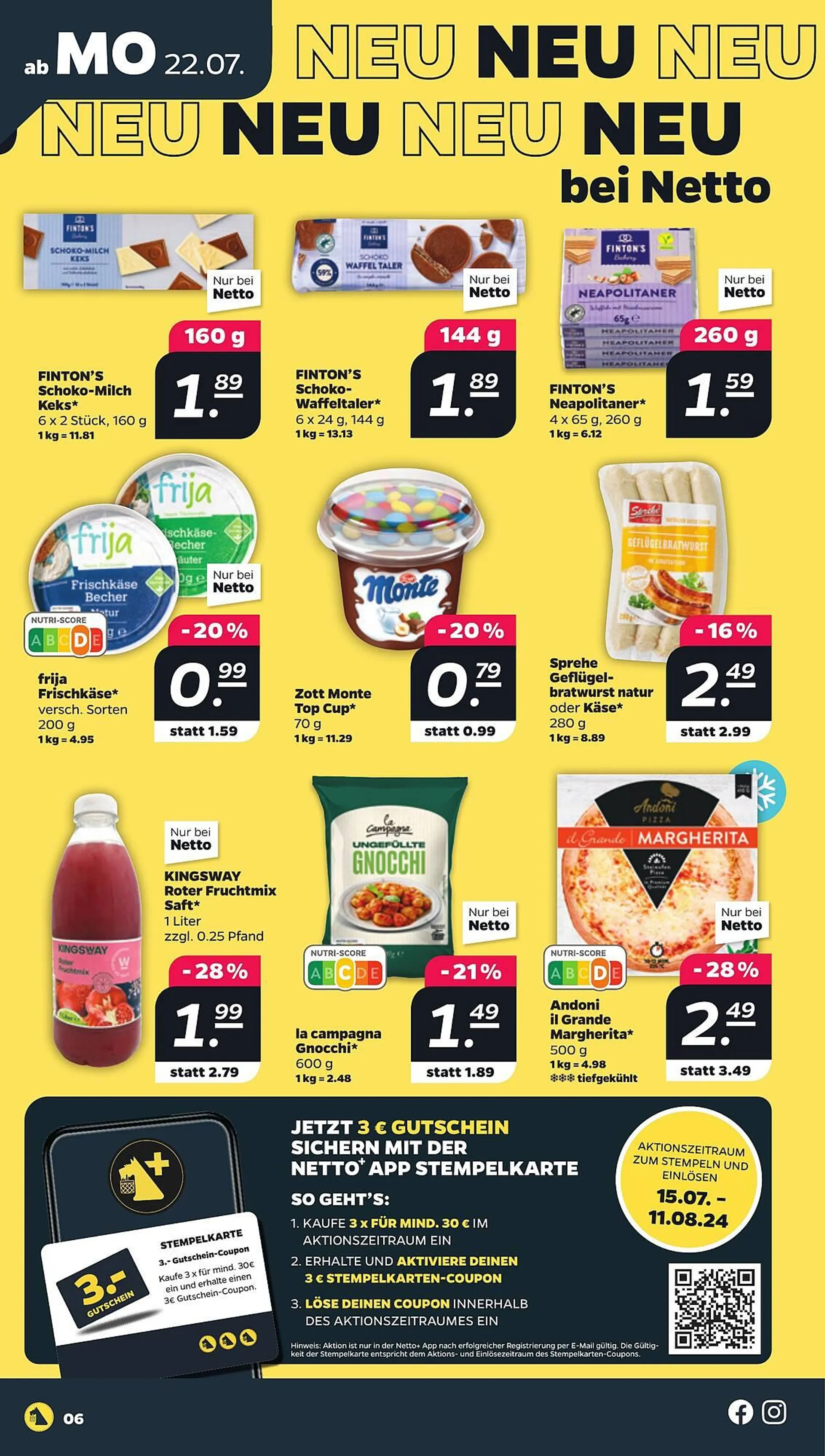 NETTO Prospekt von 22. Juli bis 27. Juli 2024 - Prospekt seite 6