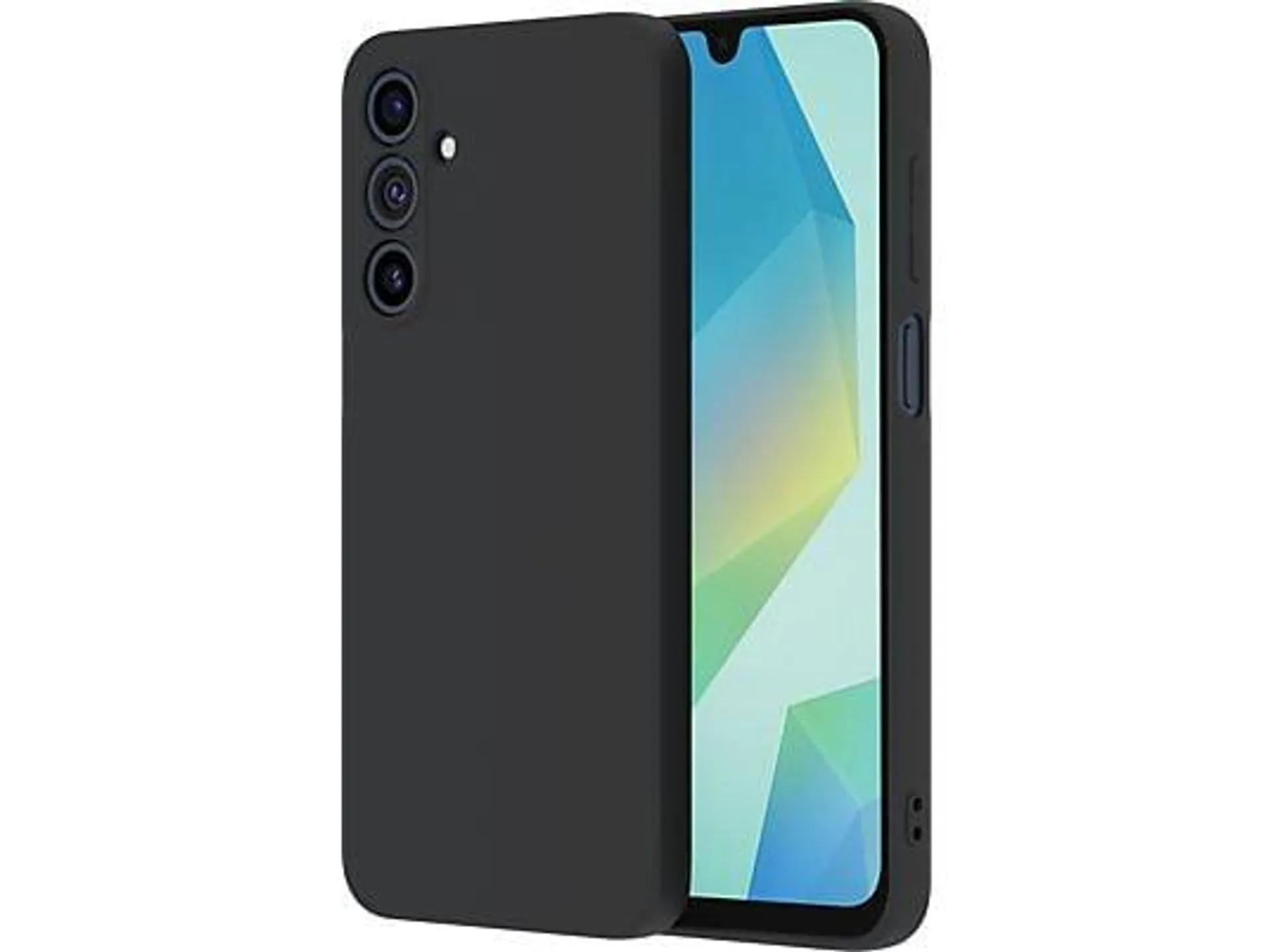 CAZY Silikon Hülle Soft TPU Schutz, Backcover, Samsung, Galaxy A16, Schwarz