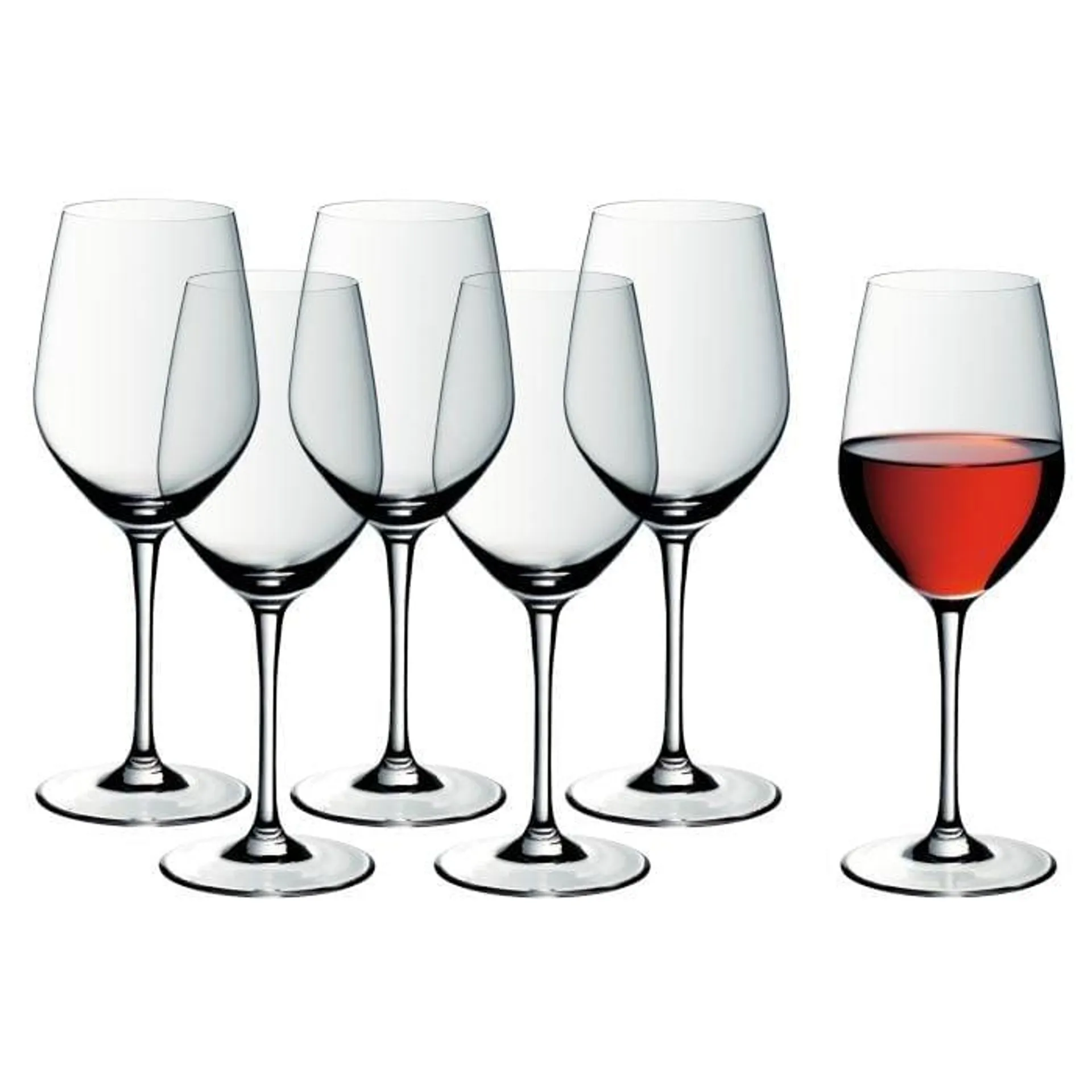 EasyPlus Red wine glasses 6pcs.