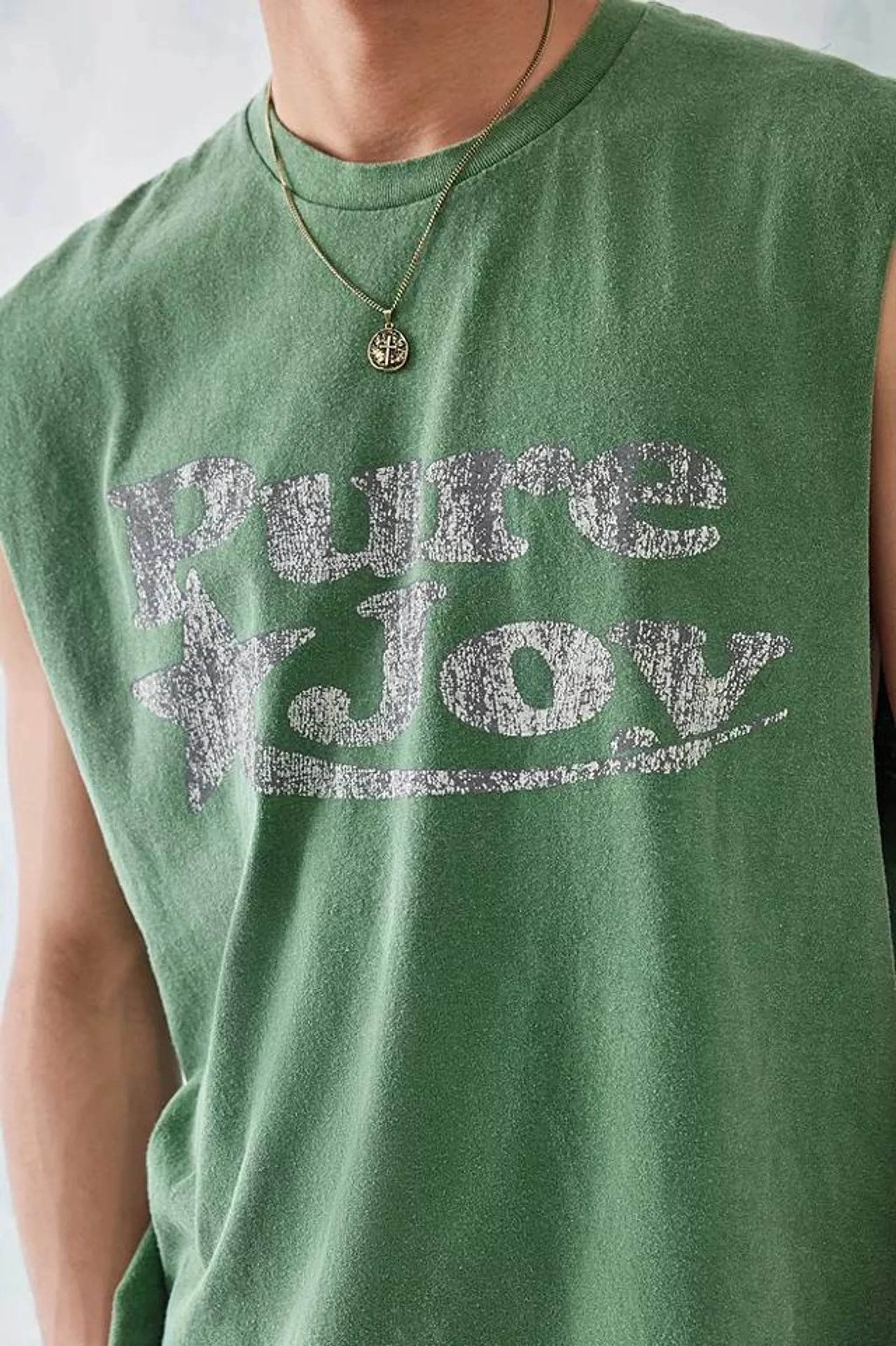 UO – Trägershirt „Pure Joy“ in Grün