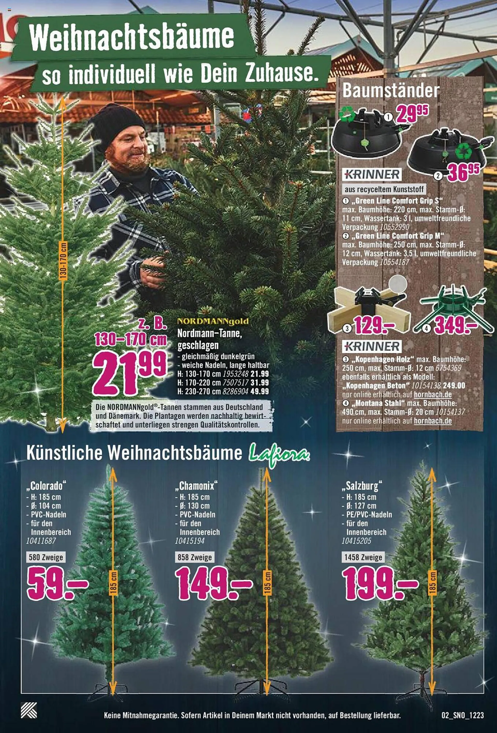 Hornbach Prospekt von 1. Dezember bis 31. Dezember 2023 - Prospekt seite 2