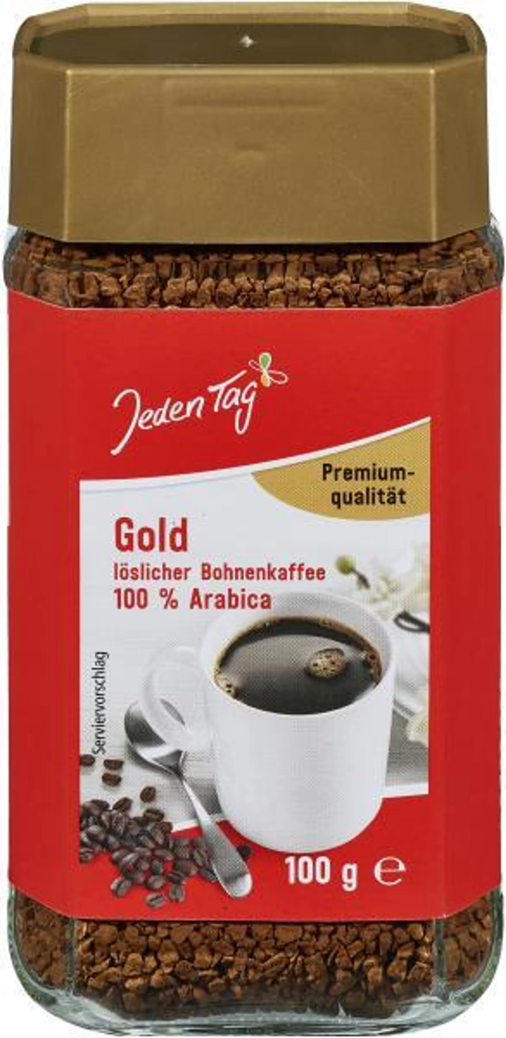 Jeden Tag Gold Löslicher Bohnenkaffee