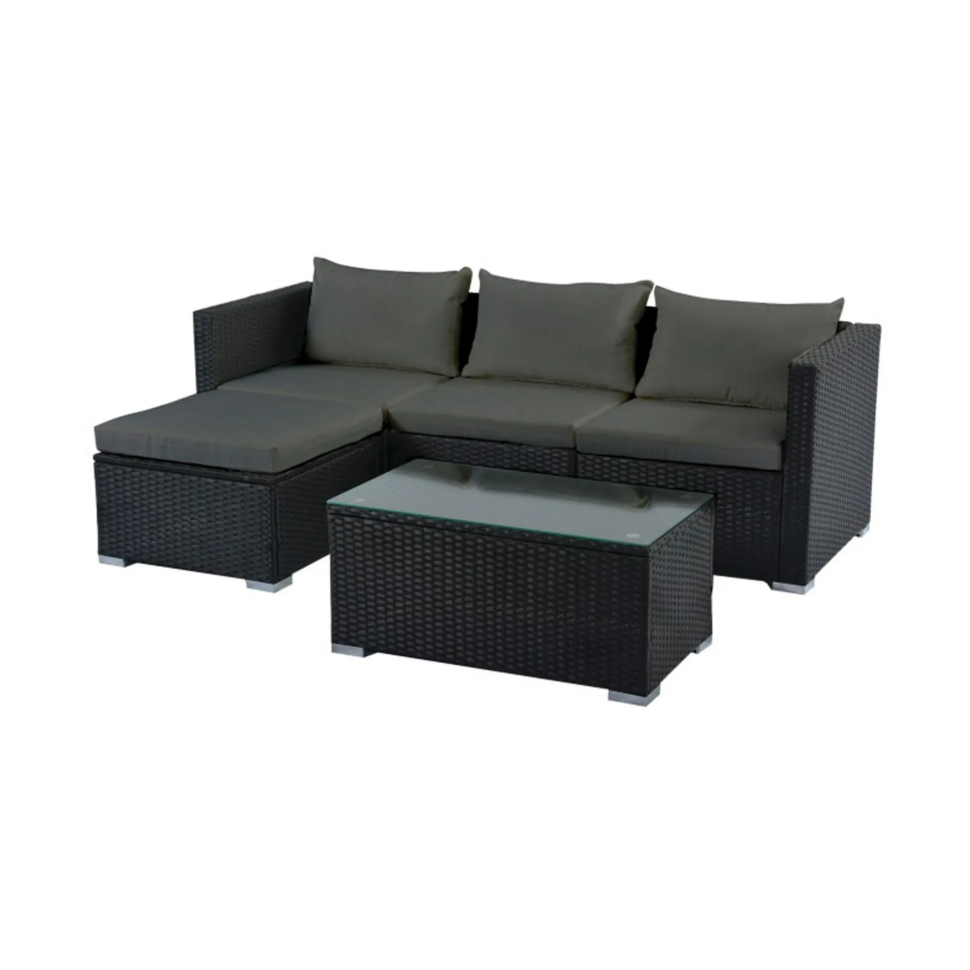 Polyrattan Sofa-Set Klio Gartenmöbel Garnitur