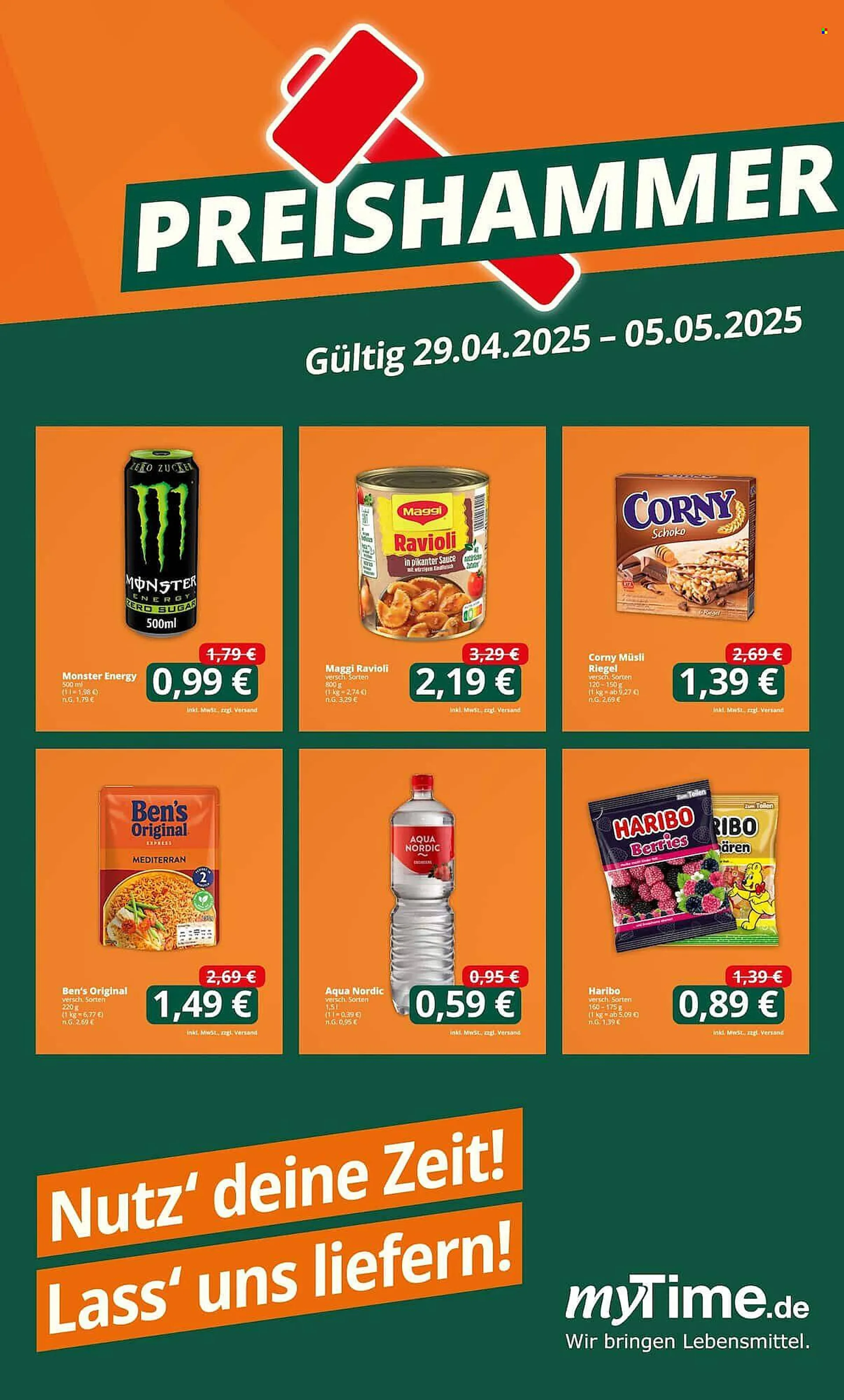 Famila Nord Ost Prospekt von 29. April bis 5. Mai 2025 - Prospekt seite 1