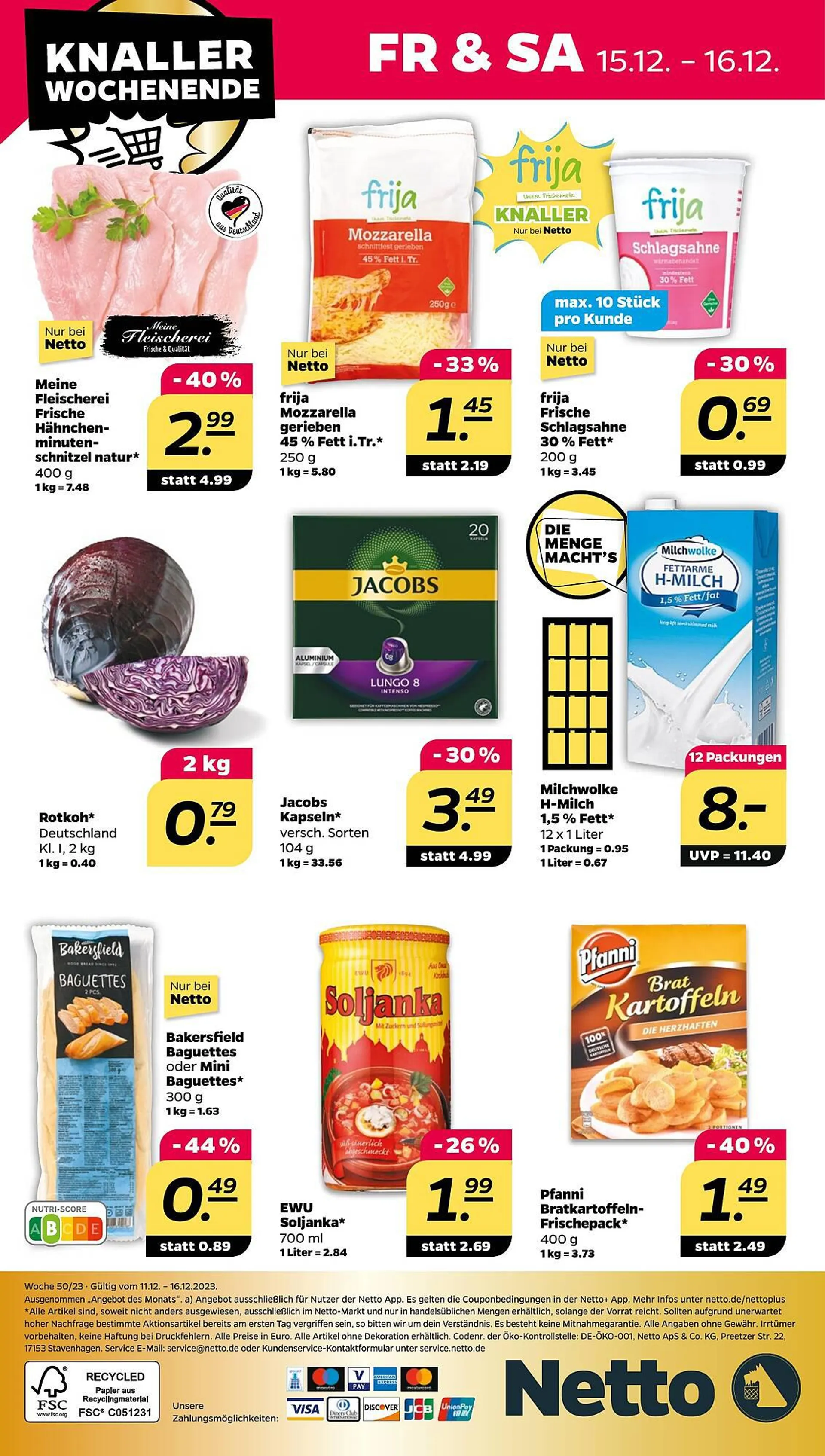 NETTO Prospekt von 11. Dezember bis 16. Dezember 2023 - Prospekt seite 32