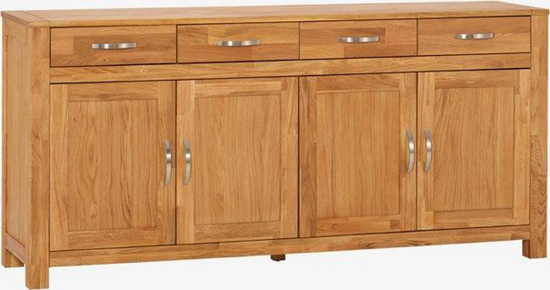 Sideboard HAGE 4 Türen 4 Schubladen Eiche