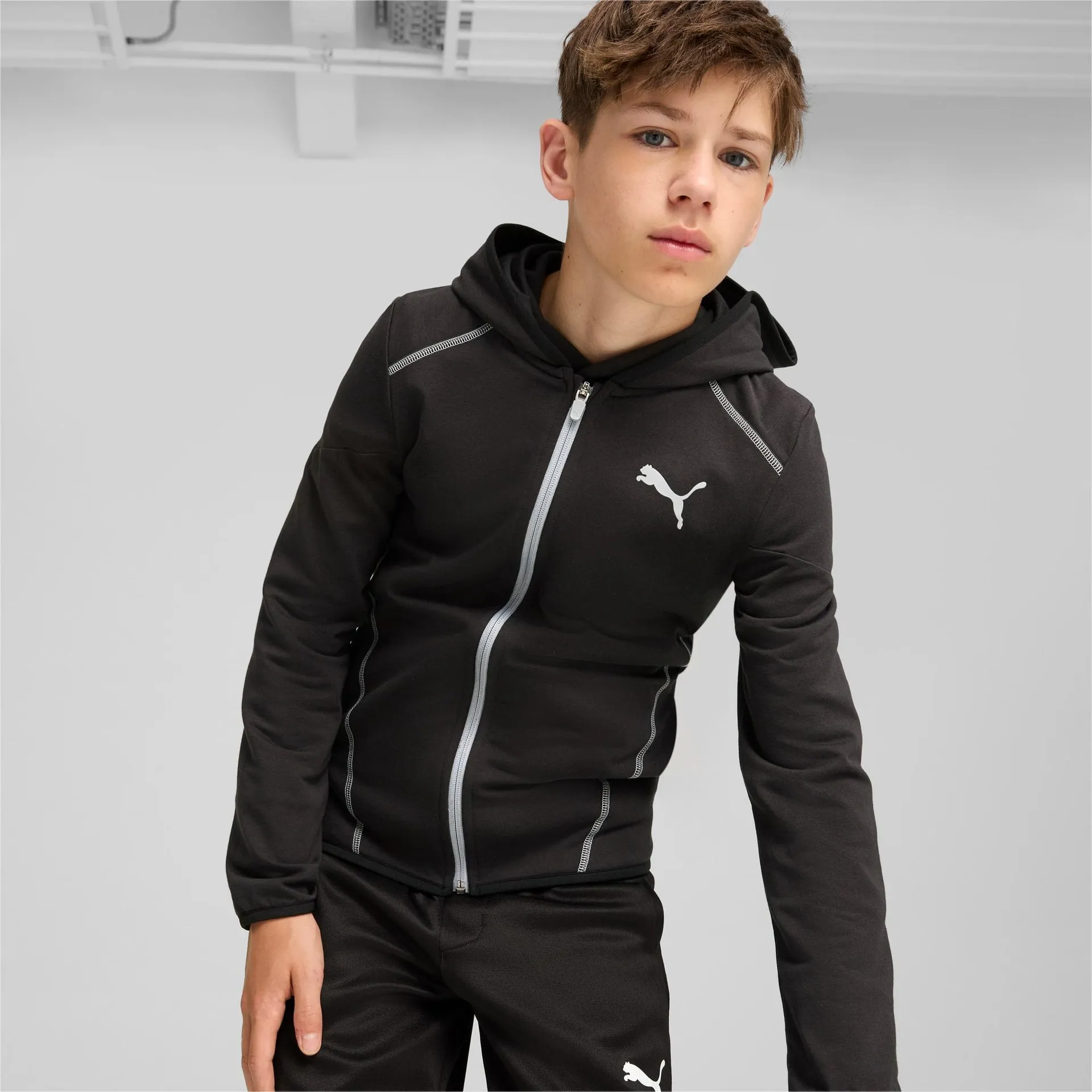 Veste à capuche zippée ACTIVE SPORTS Enfant et Adolescent