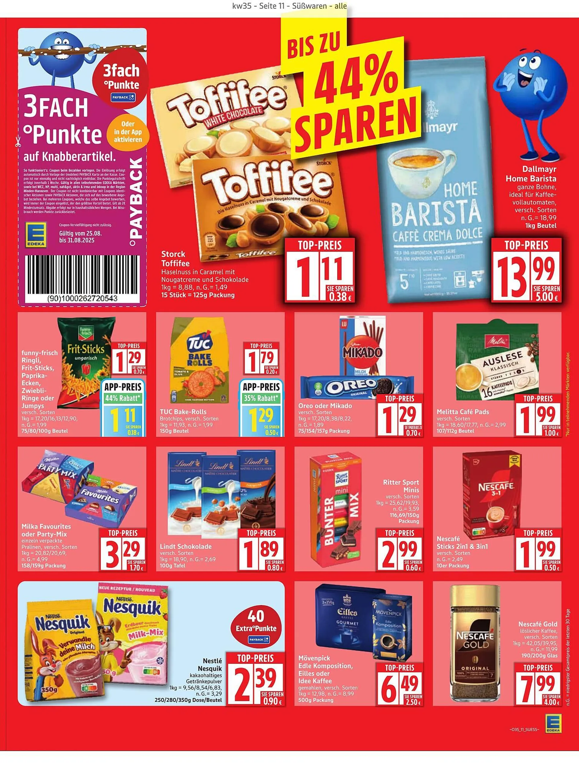 Edeka Prospekt von 25. August bis 30. August 2025 - Prospekt seite 11