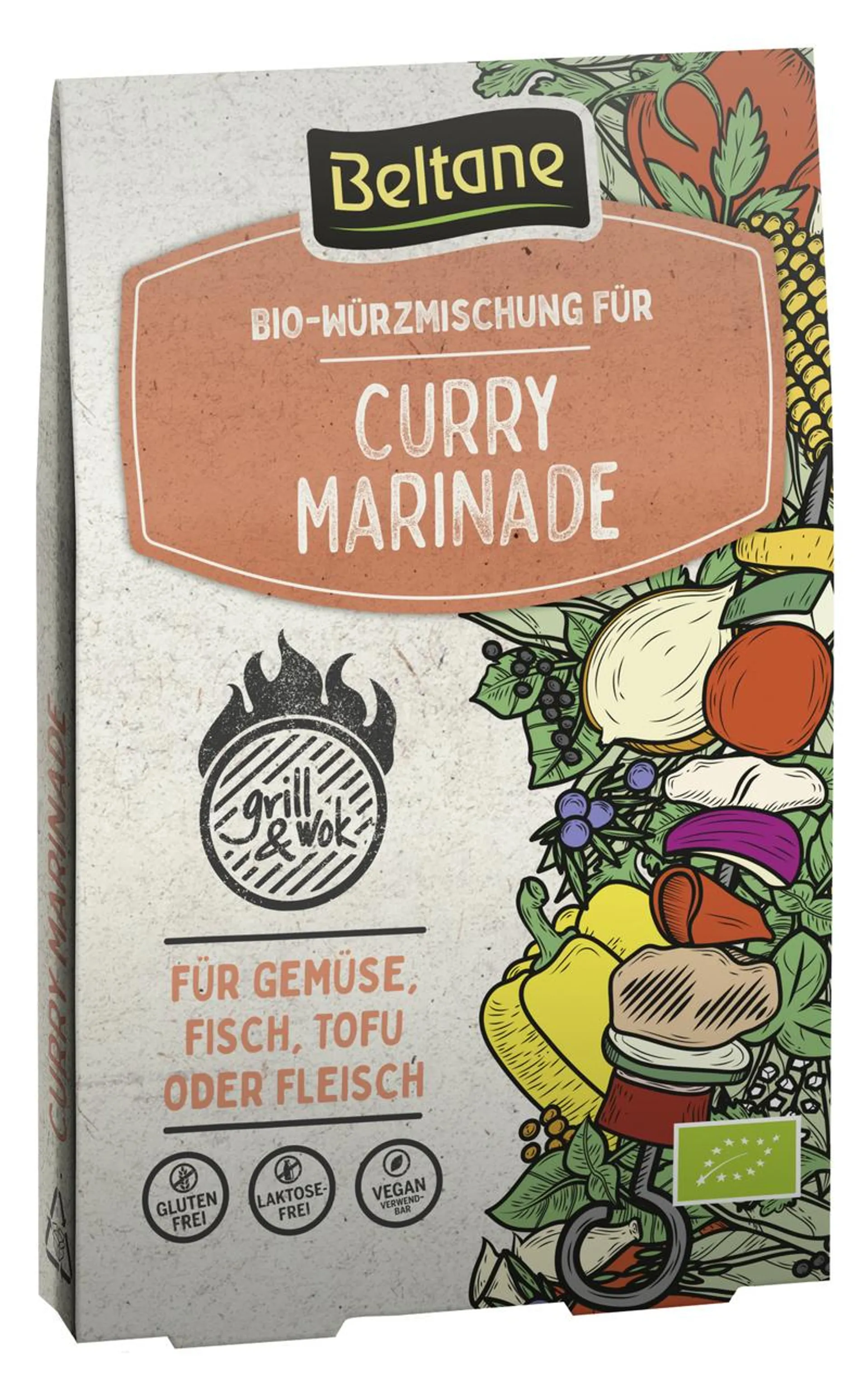 Beltane Grill&Wok Würzmischung für Curry Marinade 29 g