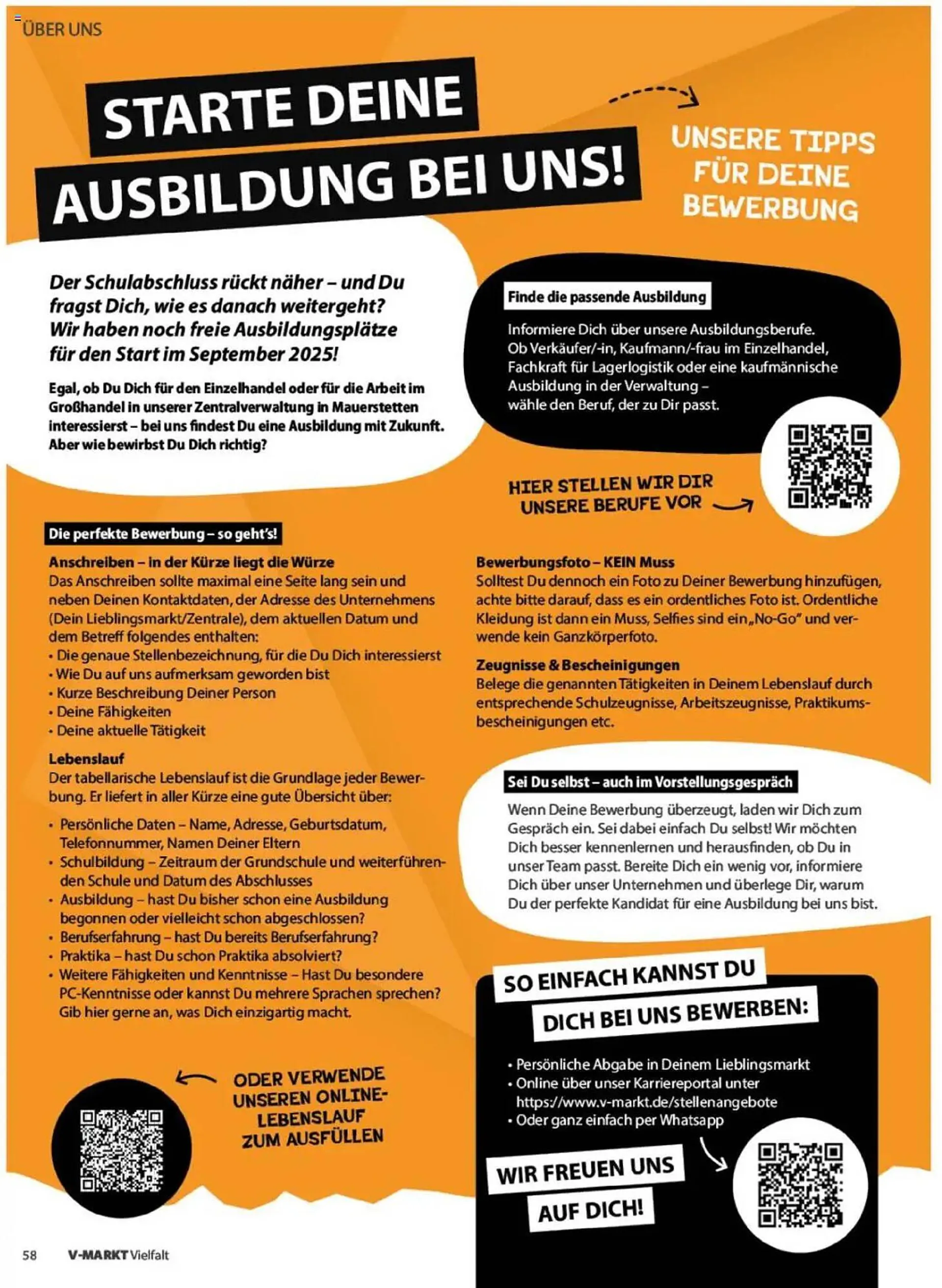 V Markt Prospekt von 1. Mai bis 30. Juni 2025 - Prospekt seite 58