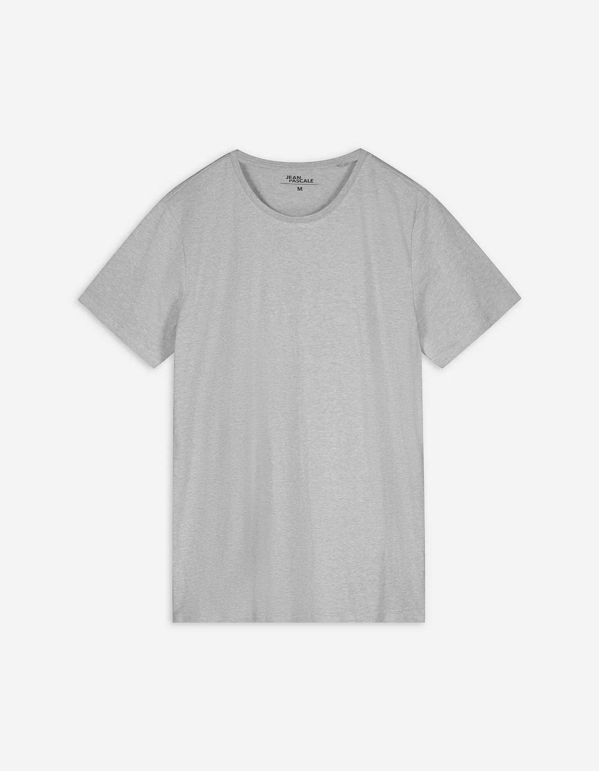 T-Shirt - Meliert - grau