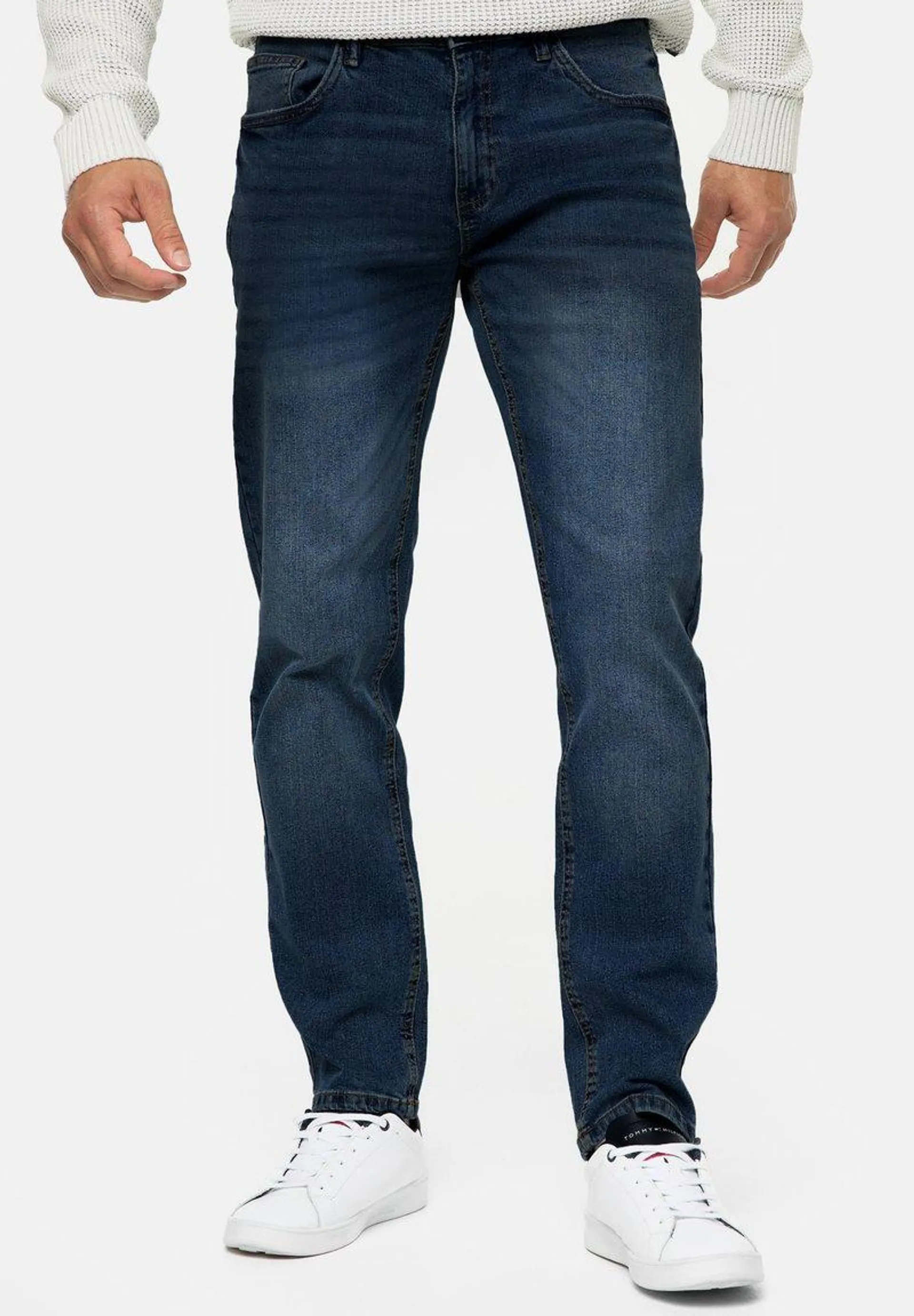 INSANTINO - Straight leg jeans - rinse wash