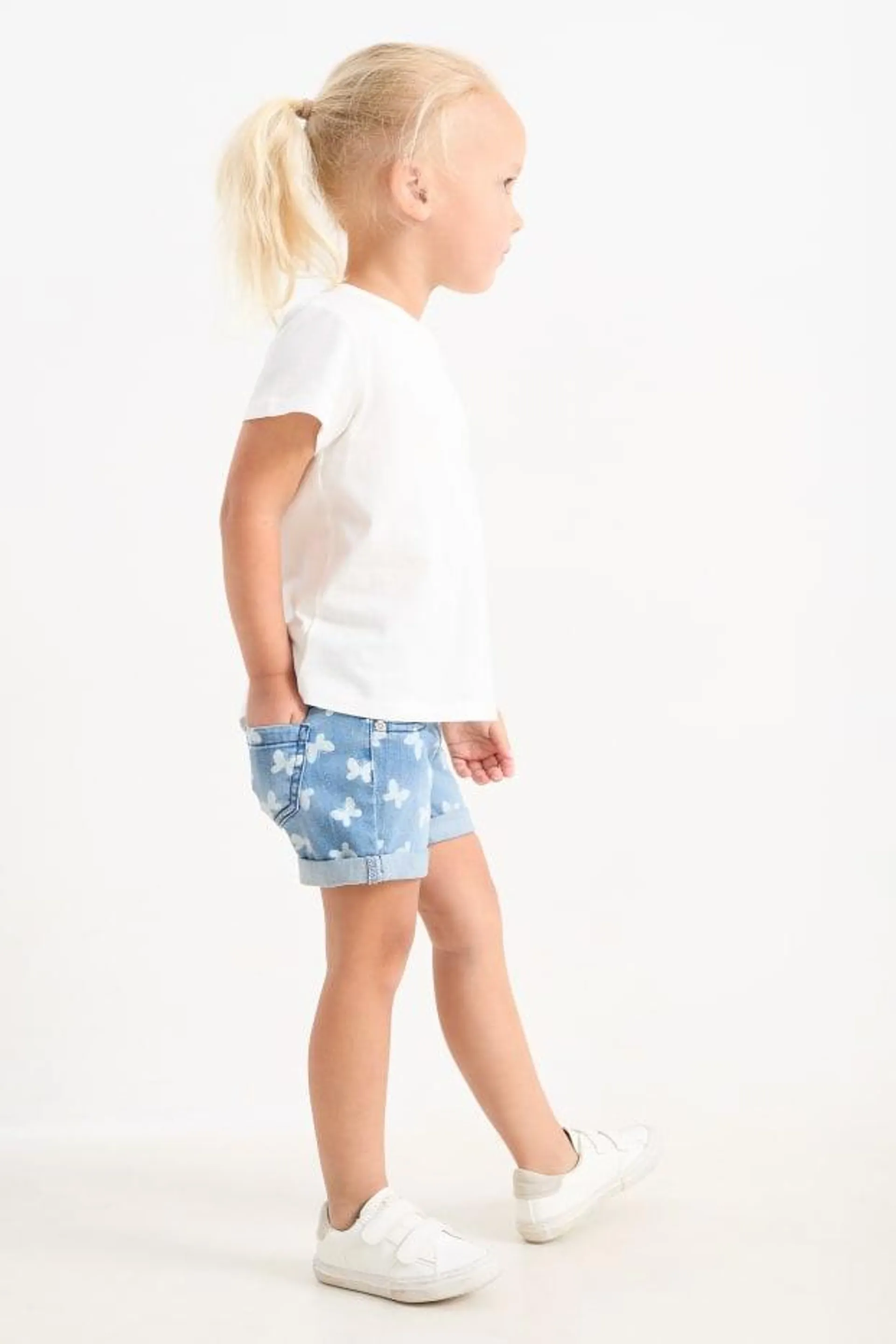 Multipack of 2 - butterfly - denim shorts