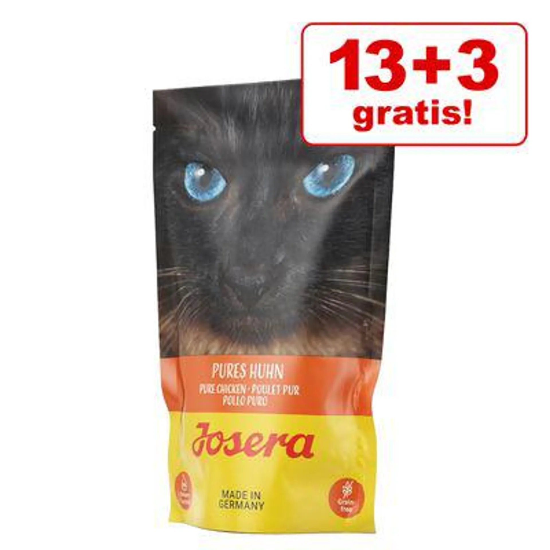 13 + 3 gratis! 16 x 70 g / 80 g / 85 g Josera