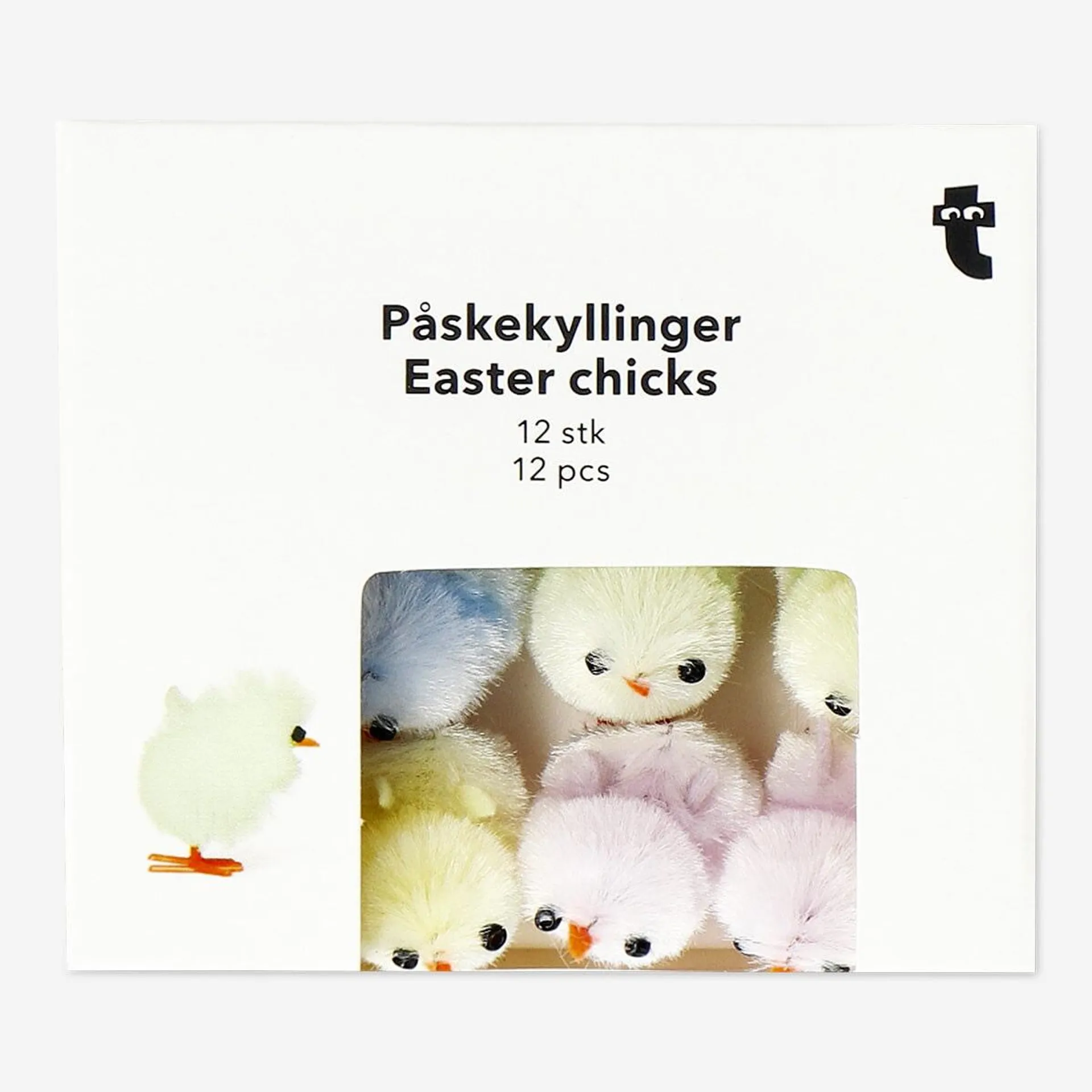 Mini Easter chicks - 12 pcs