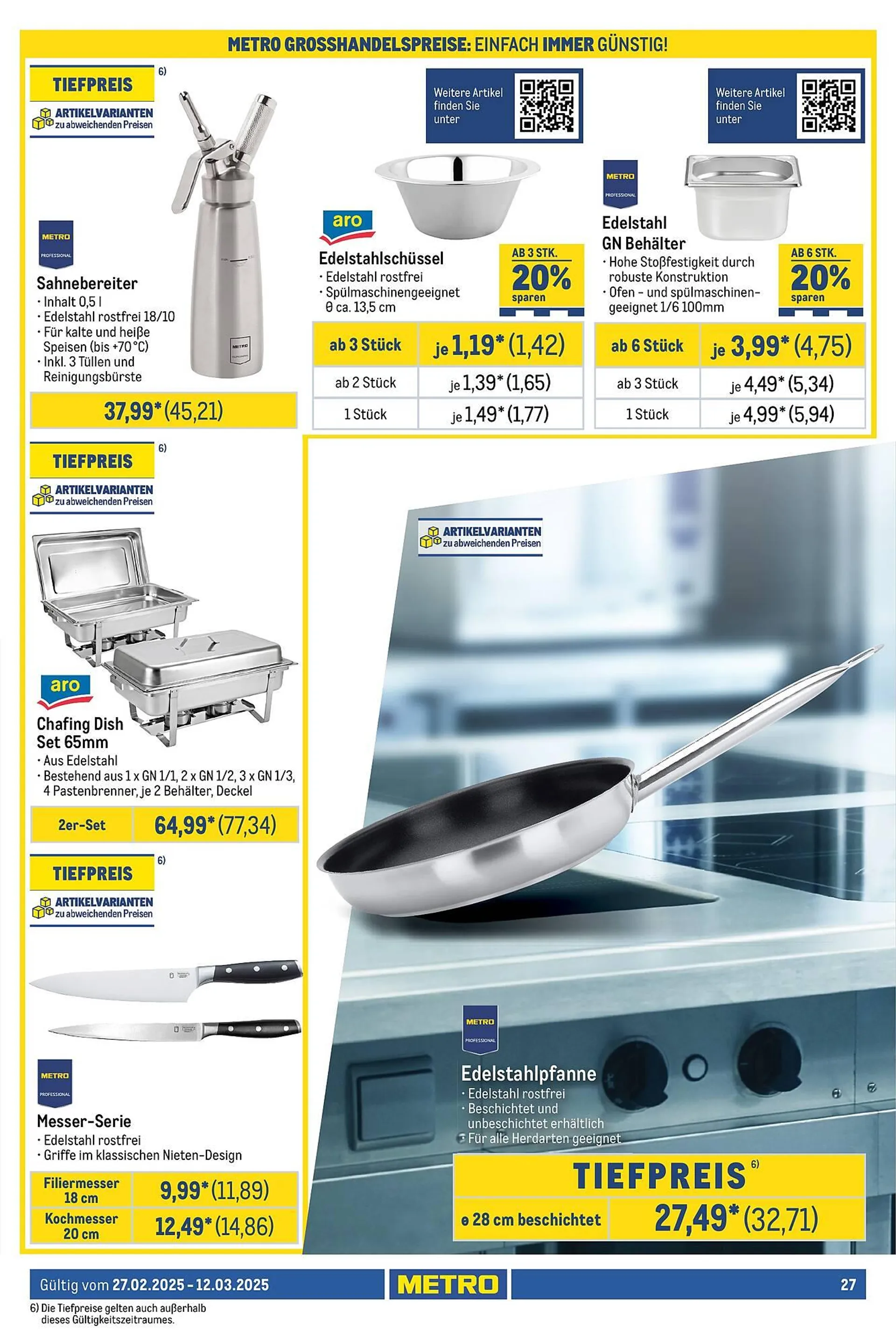 METRO Prospekt von 27. Februar bis 12. März 2025 - Prospekt seite 27