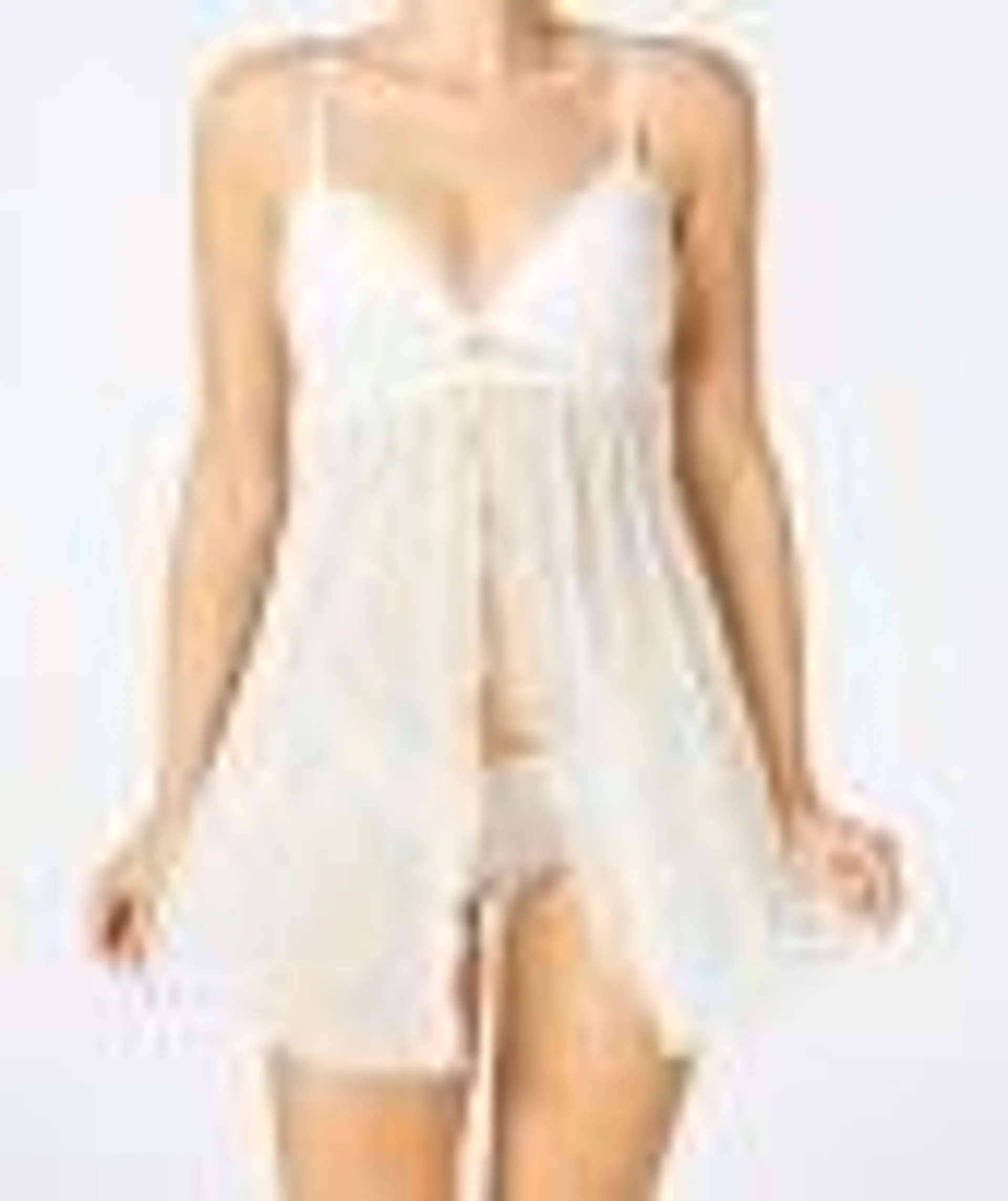 Babydoll + String aus Spitze und Mesh Janina, 2-tlg. Set