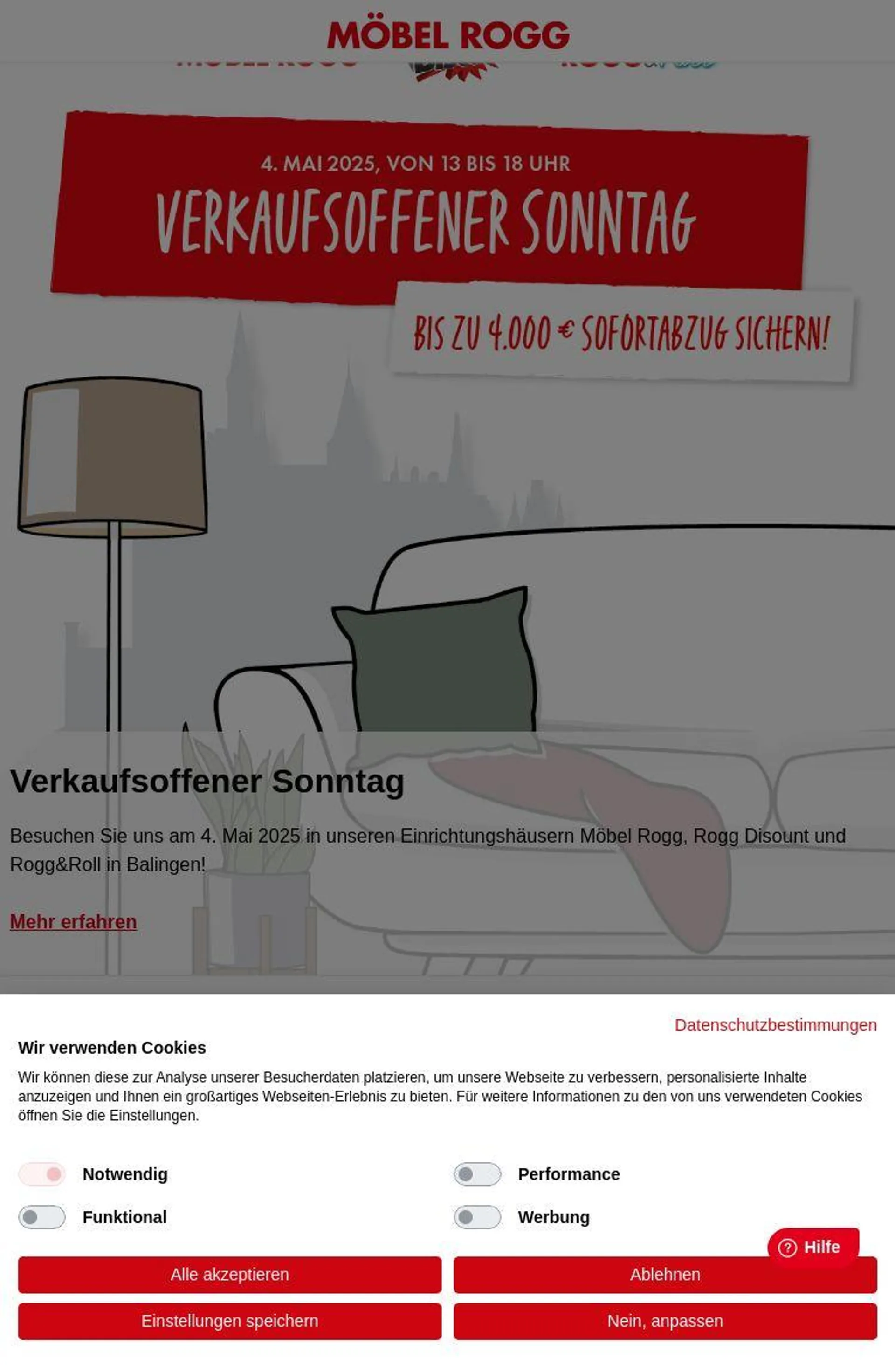 Möbel Rogg von 1. Mai bis 16. Mai 2025 - Prospekt seite 2