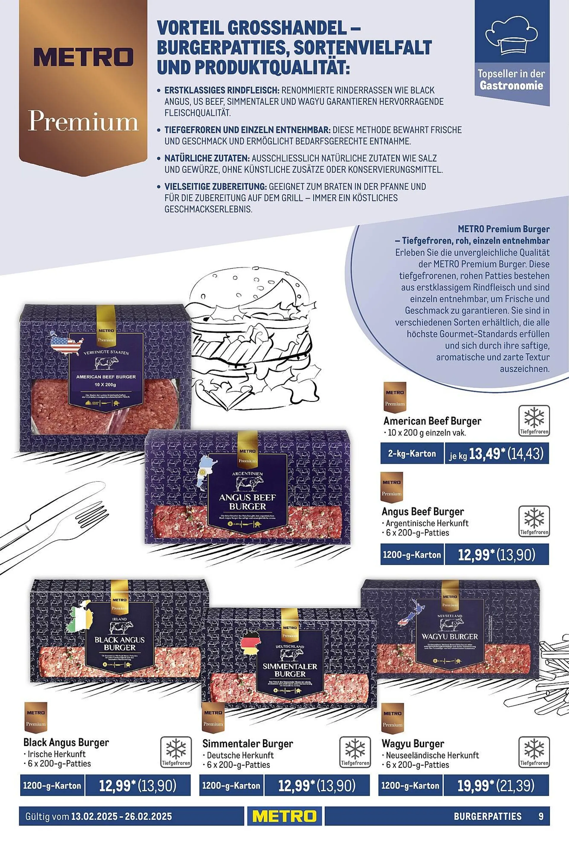 METRO Prospekt von 14. Februar bis 26. Februar 2025 - Prospekt seite 9