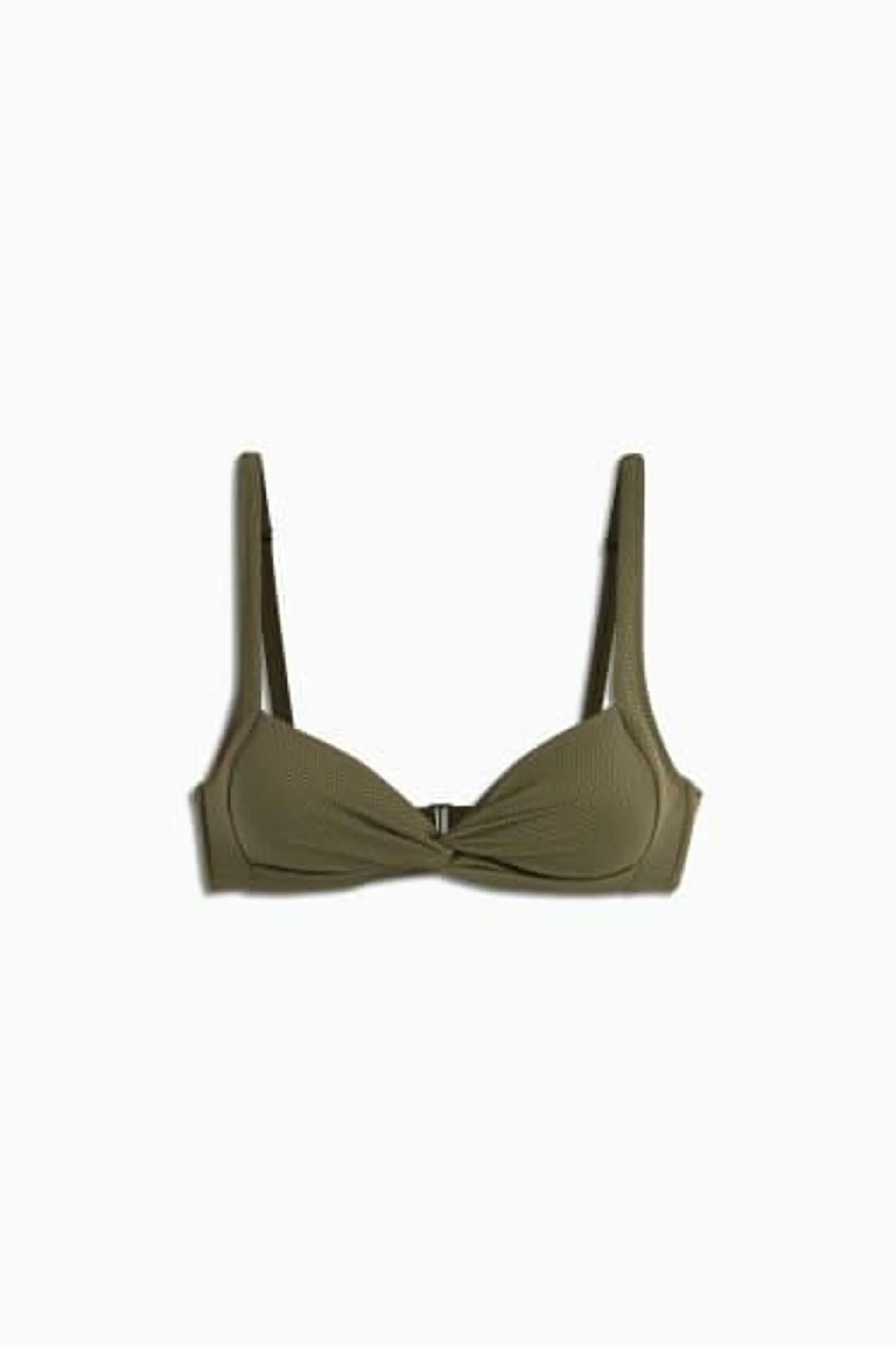 Bikini top with knot detail - LYCRA® XTRA LIFE™- padded